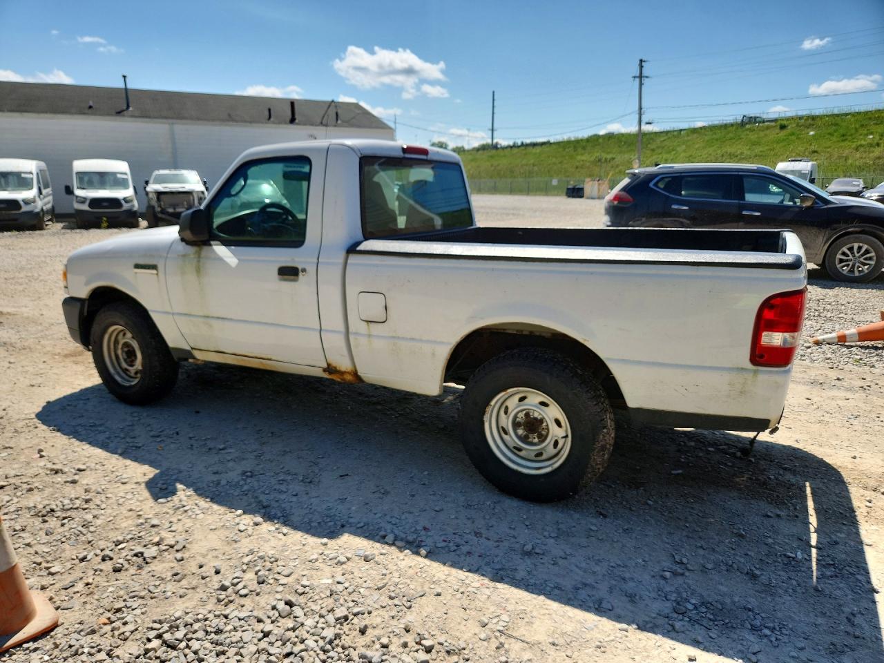 2007 Ford Ranger White vin: 1FTYR10DX7PA03880