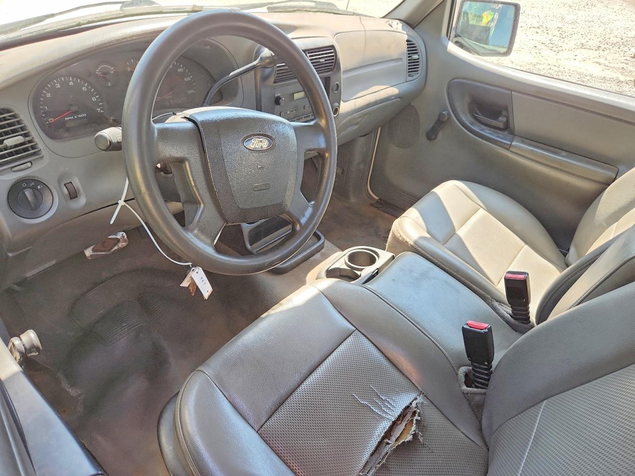 2007 Ford Ranger White vin: 1FTYR10DX7PA03880