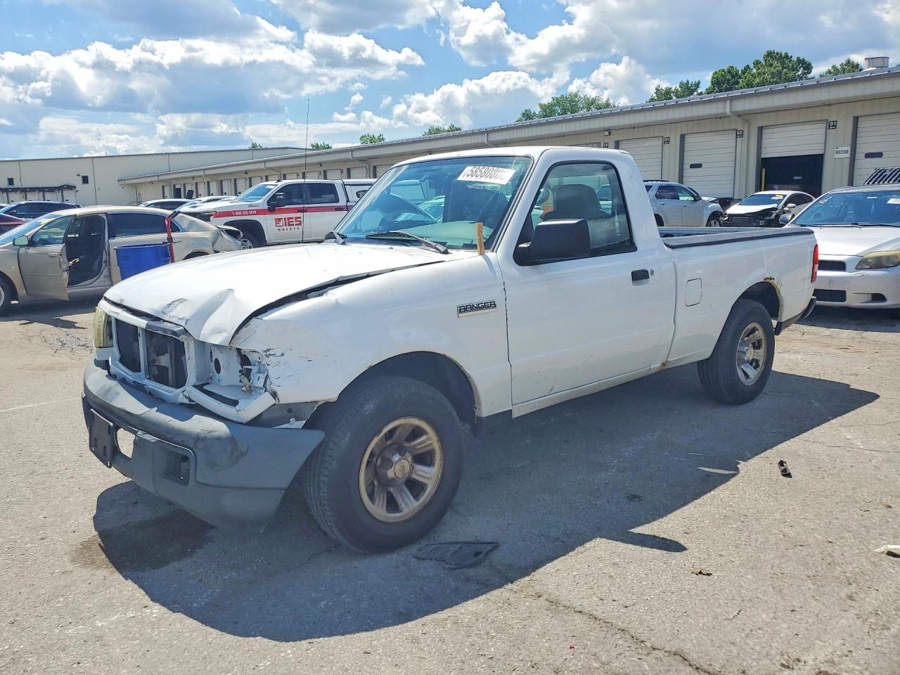 2007 Ford Ranger White vin: 1FTYR10DX7PA42923