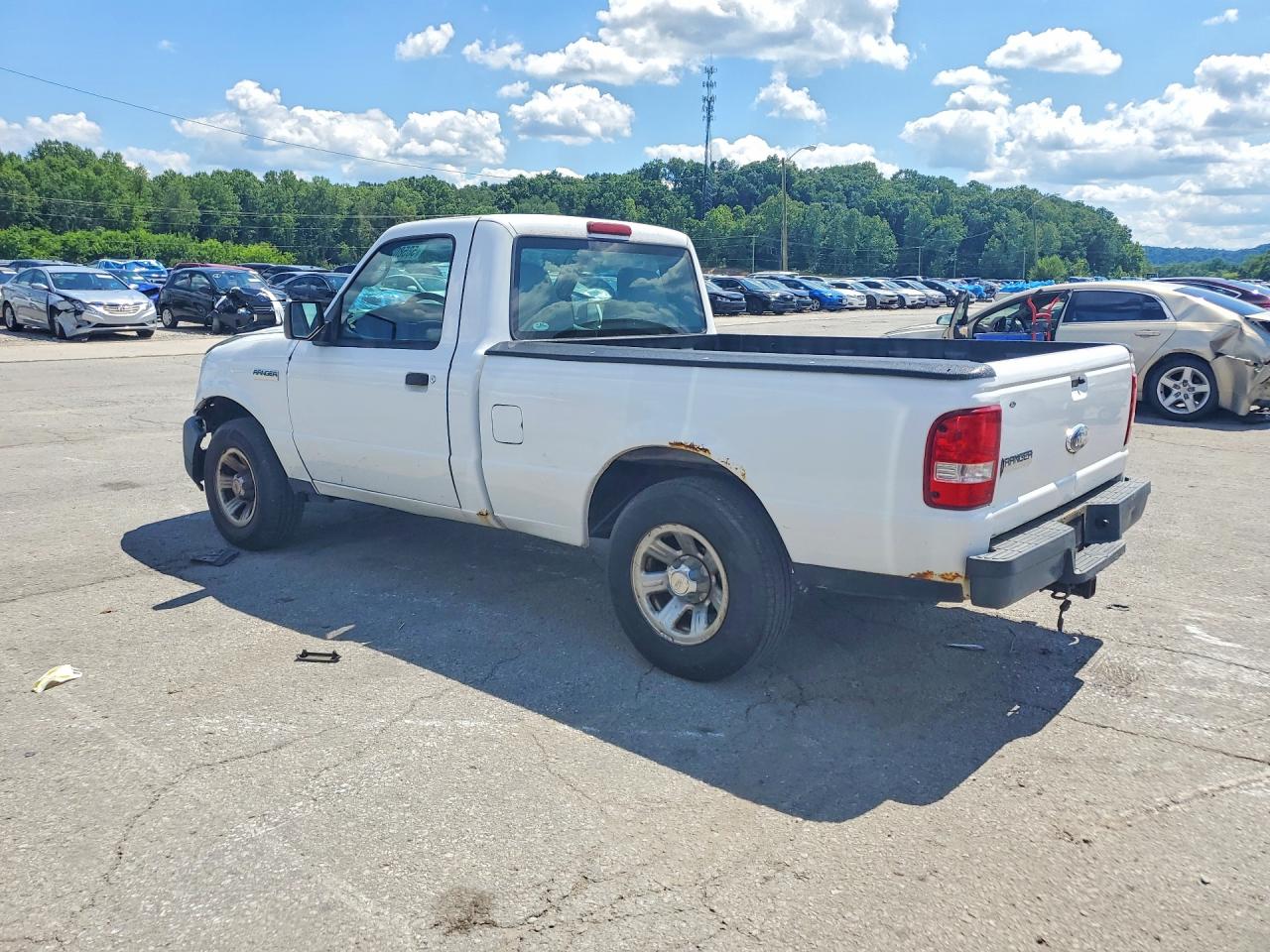 2007 Ford Ranger White vin: 1FTYR10DX7PA42923