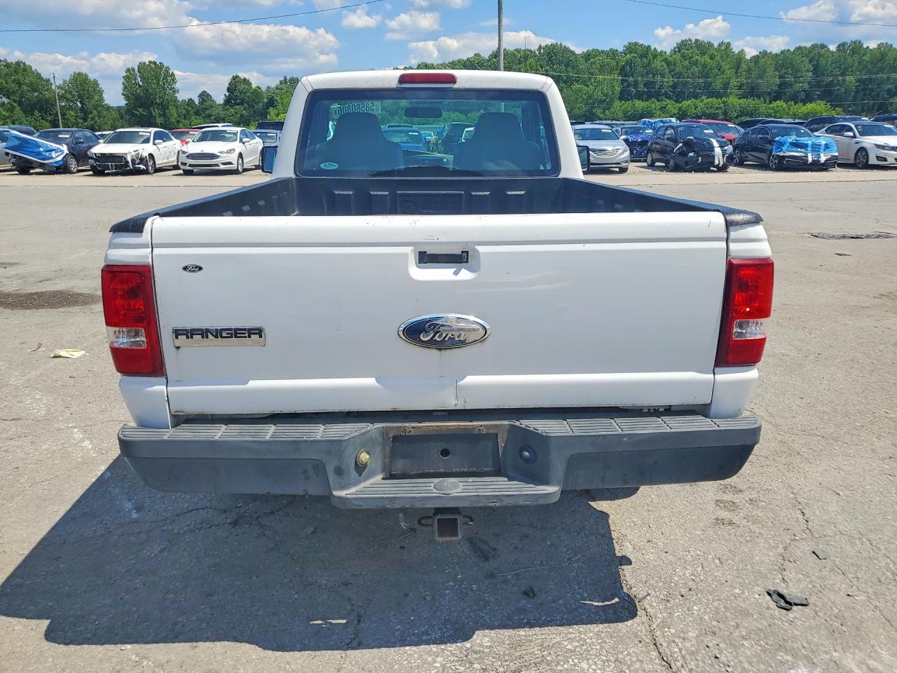 2007 Ford Ranger White vin: 1FTYR10DX7PA42923