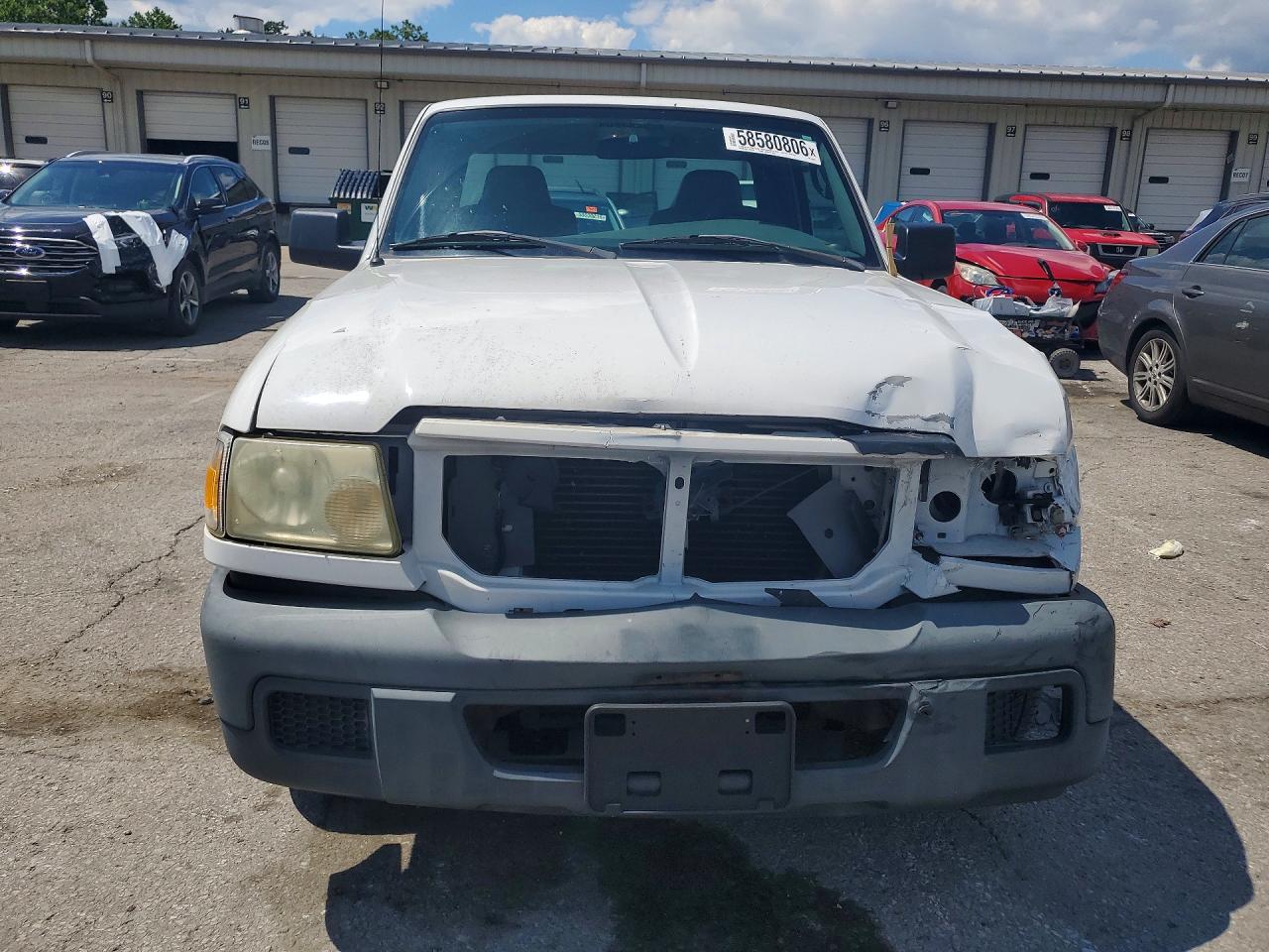 2007 Ford Ranger White vin: 1FTYR10DX7PA42923