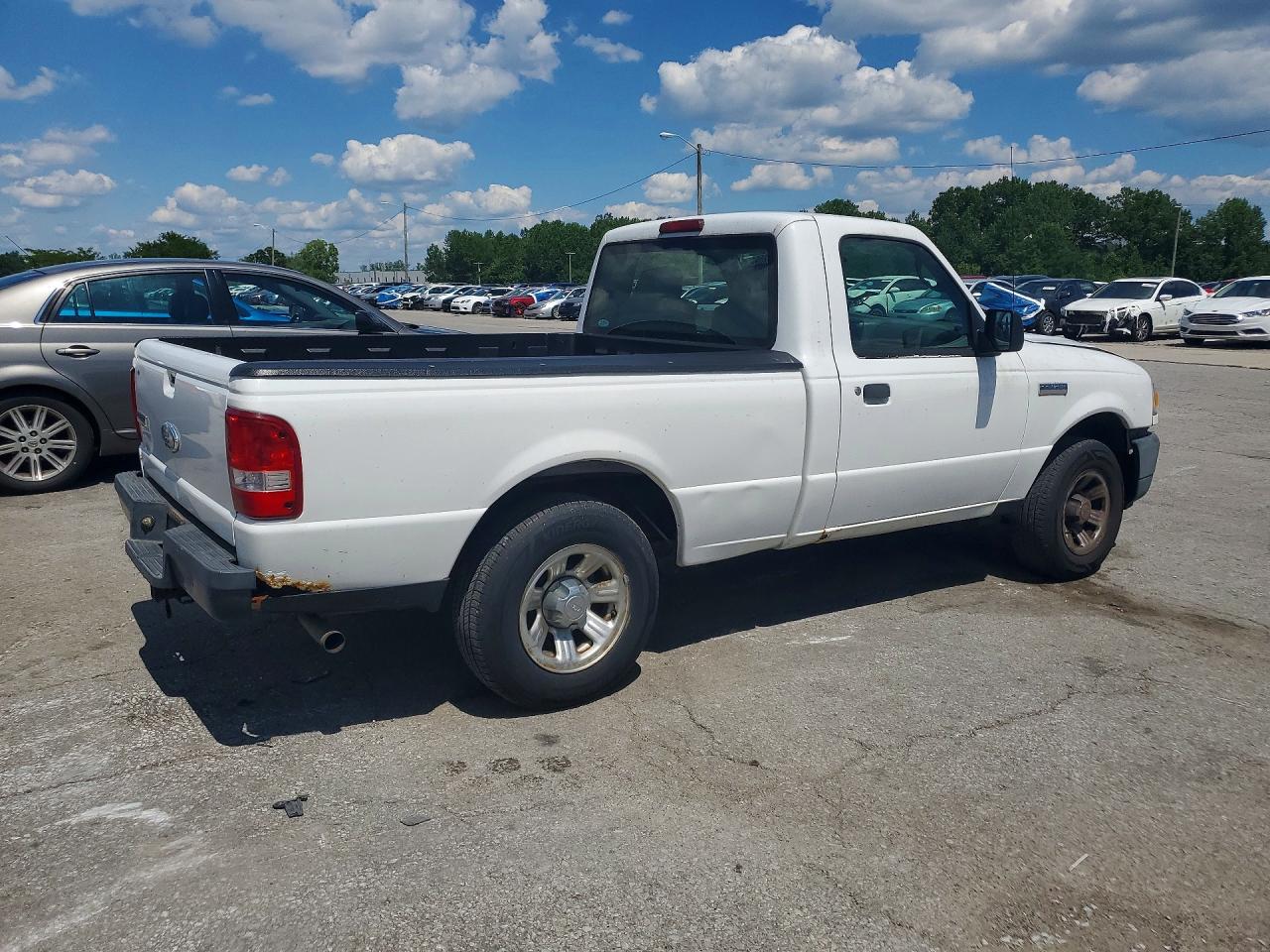 2007 Ford Ranger White vin: 1FTYR10DX7PA42923