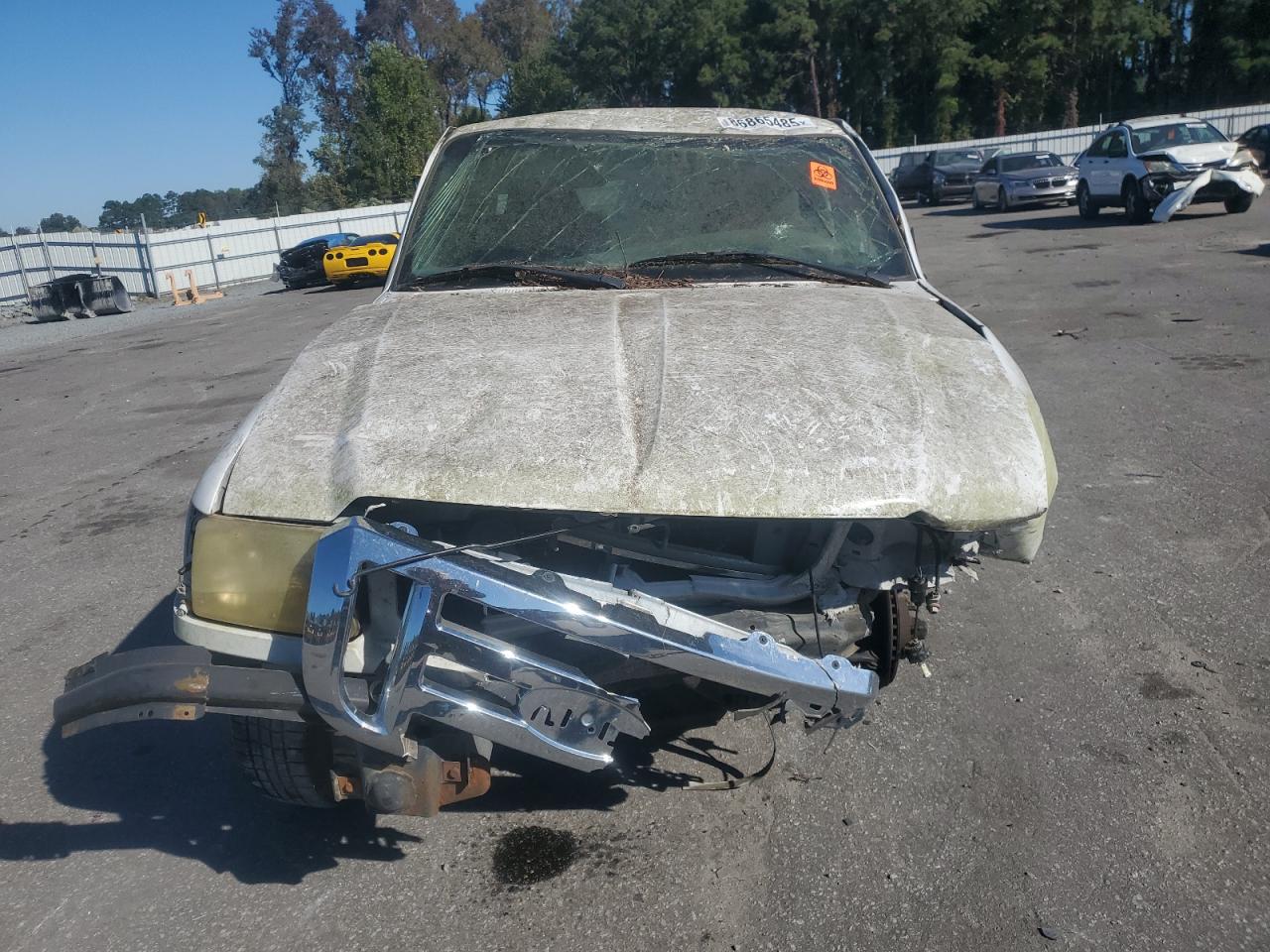 2007 Ford Ranger White vin: 1FTYR10DX7PA82676