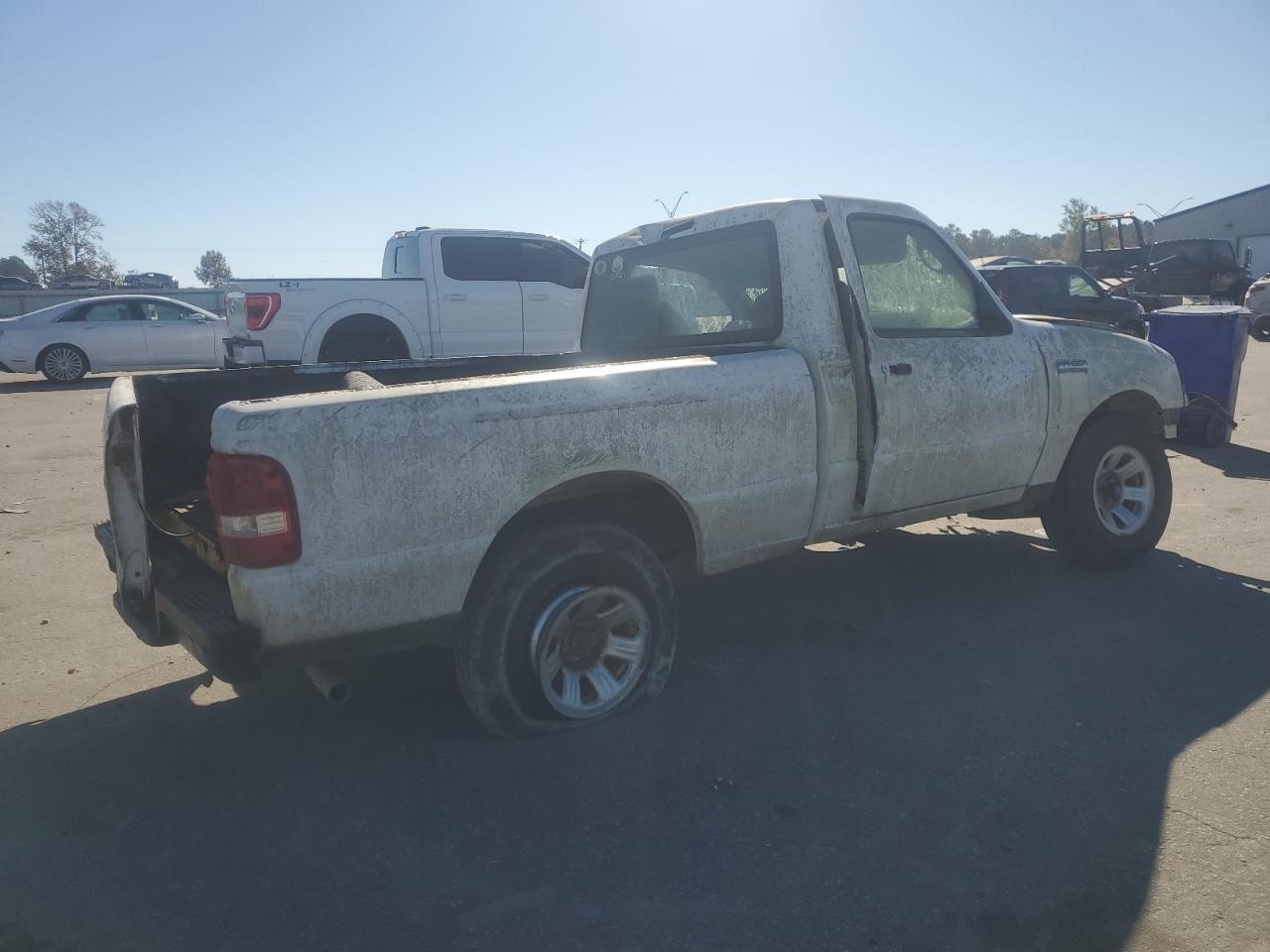 2007 Ford Ranger White vin: 1FTYR10DX7PA82676