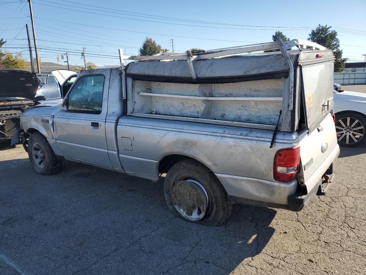 2007 Ford Ranger Silver vin: 1FTYR10DX7PA96125