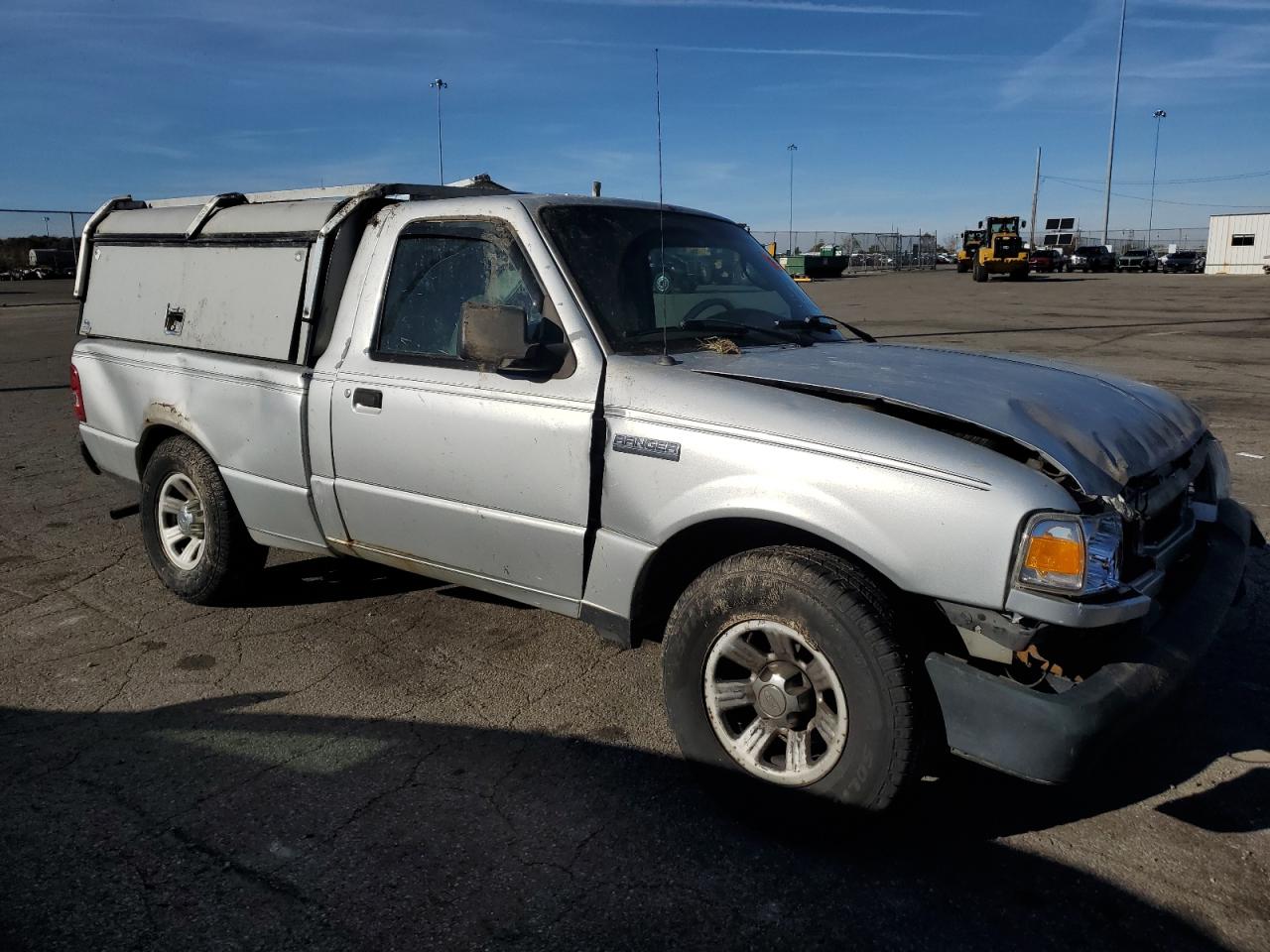 2007 Ford Ranger Silver vin: 1FTYR10DX7PA96125