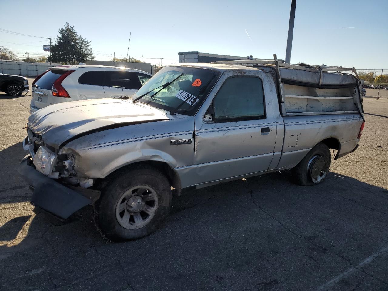 2007 Ford Ranger Silver vin: 1FTYR10DX7PA96125