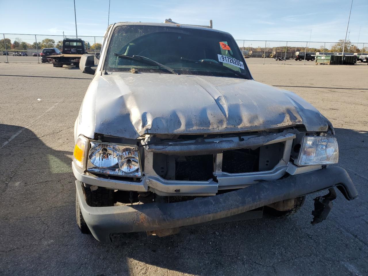 2007 Ford Ranger Silver vin: 1FTYR10DX7PA96125