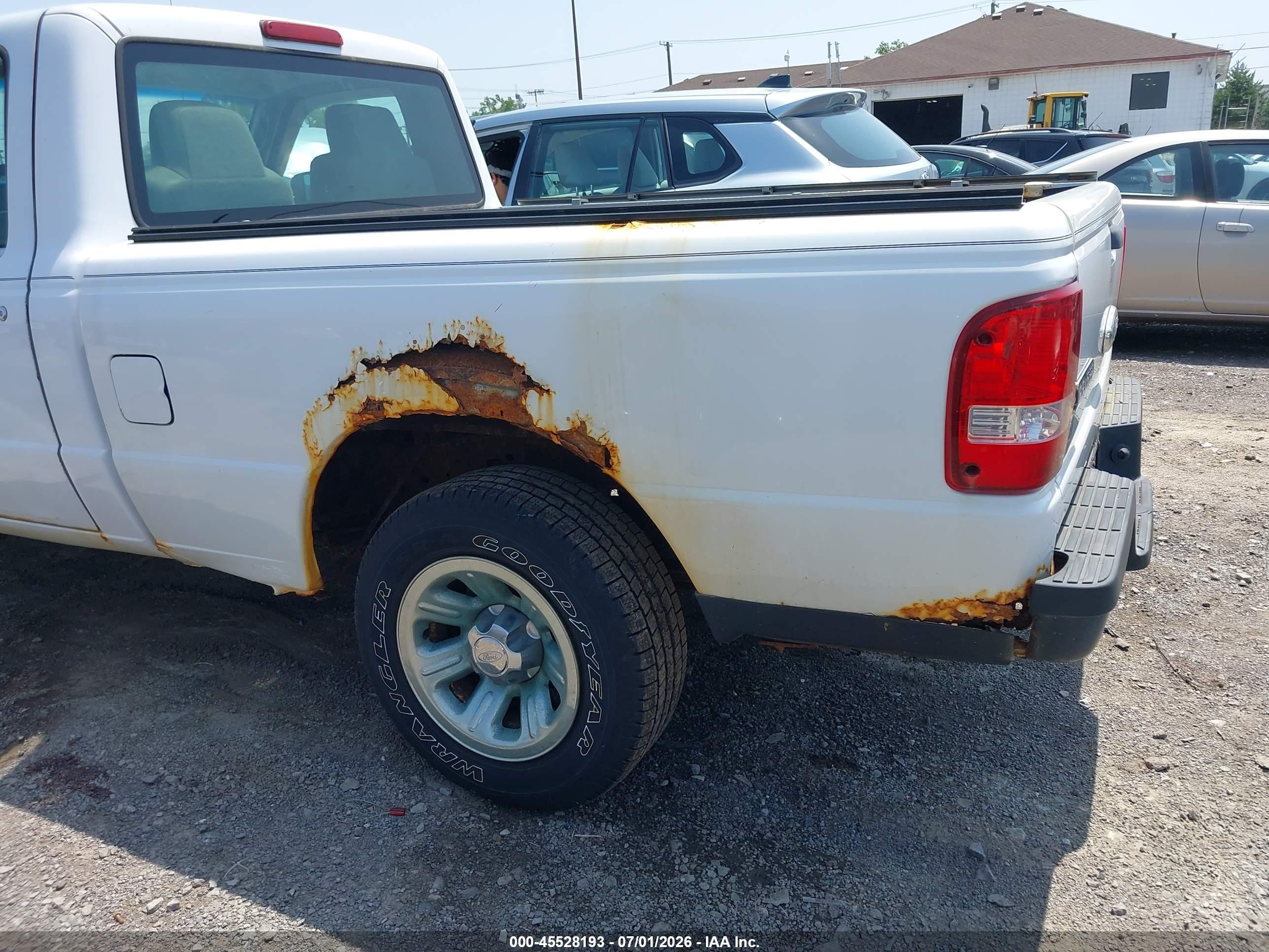 2008 Ford Ranger Xl/xlt White vin: 1FTYR10DX8PA01225