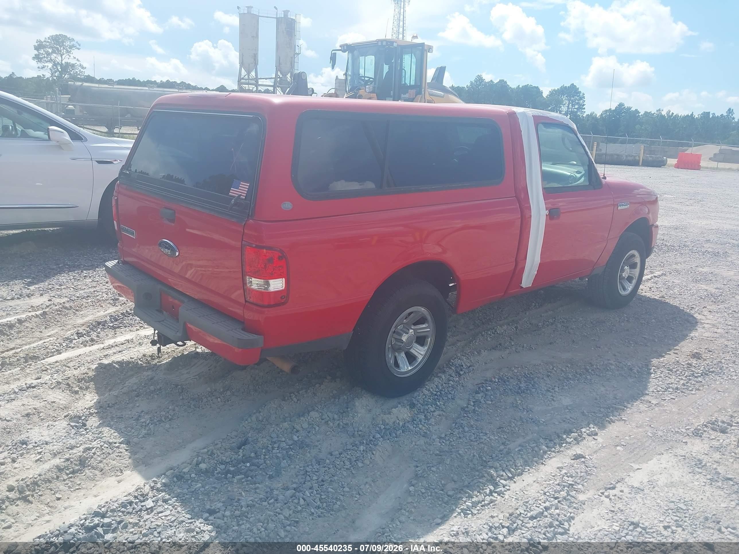 2008 Ford Ranger Xl/xlt Red vin: 1FTYR10DX8PA51932