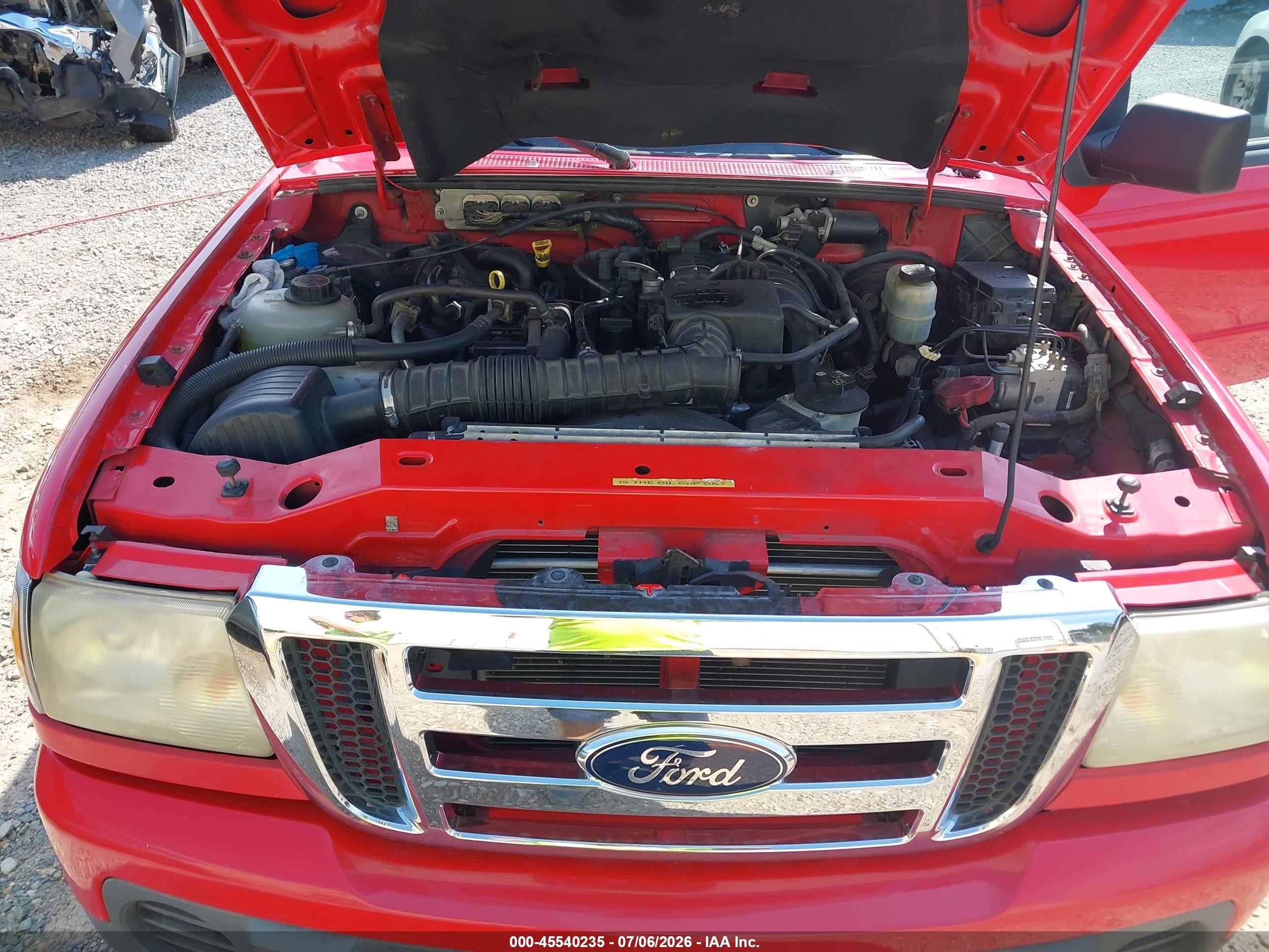 2008 Ford Ranger Xl/xlt Red vin: 1FTYR10DX8PA51932