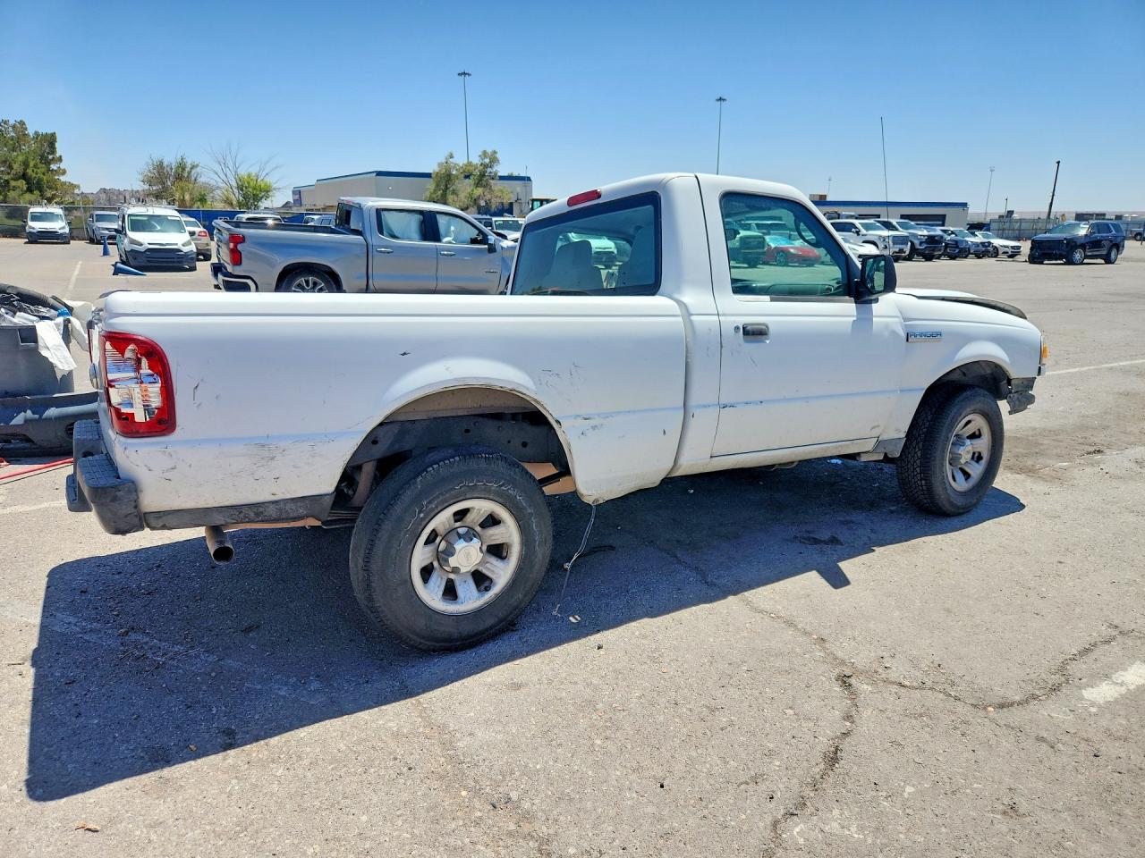 2008 Ford Ranger White vin: 1FTYR10DX8PA76653