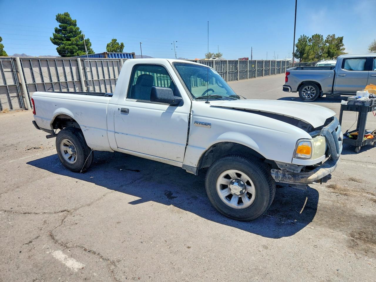 2008 Ford Ranger White vin: 1FTYR10DX8PA76653