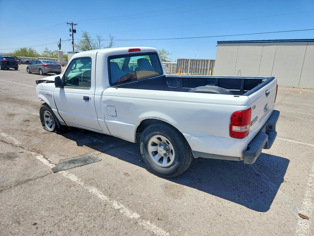 2008 Ford Ranger White vin: 1FTYR10DX8PA76653