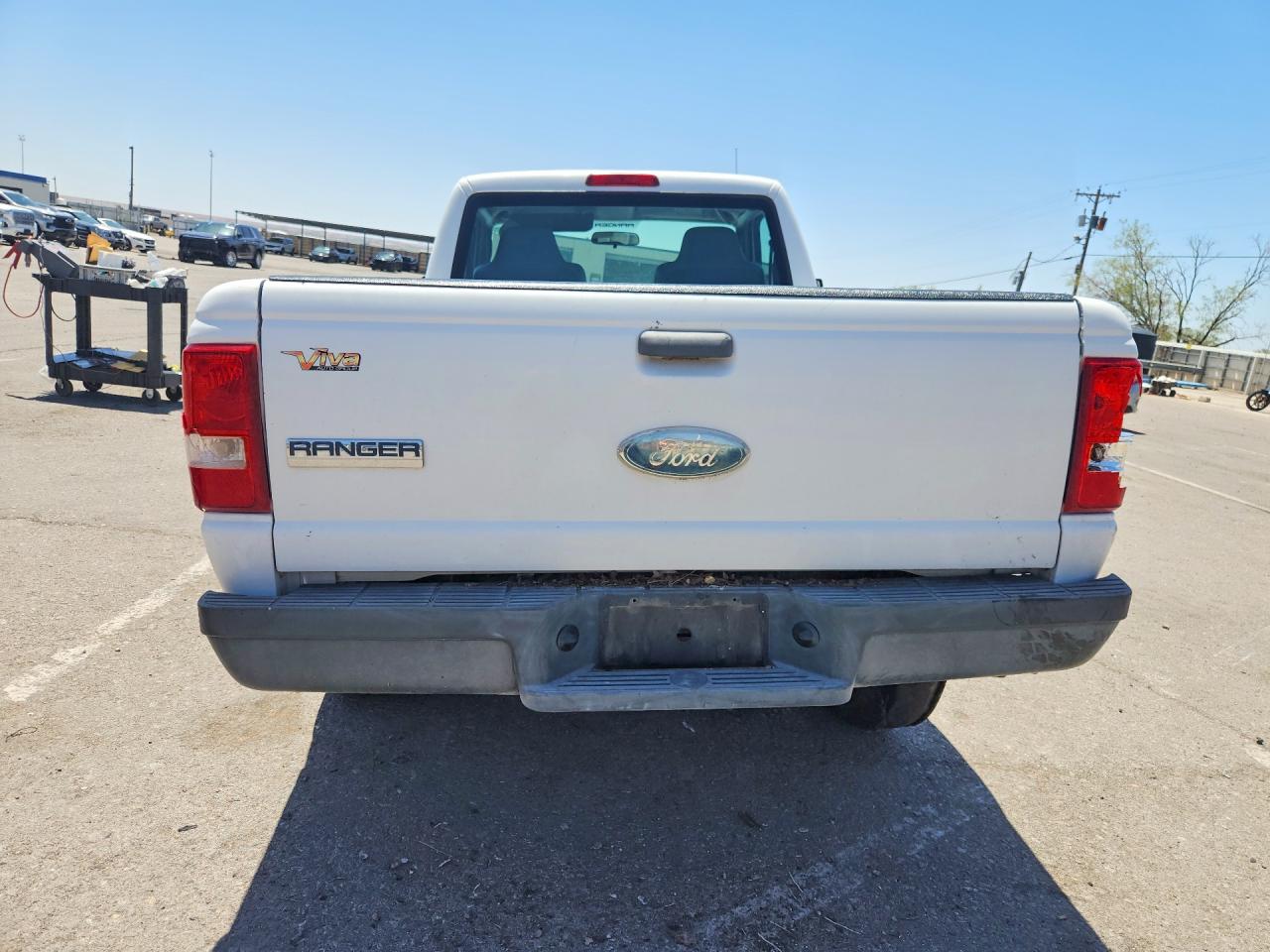2008 Ford Ranger White vin: 1FTYR10DX8PA76653