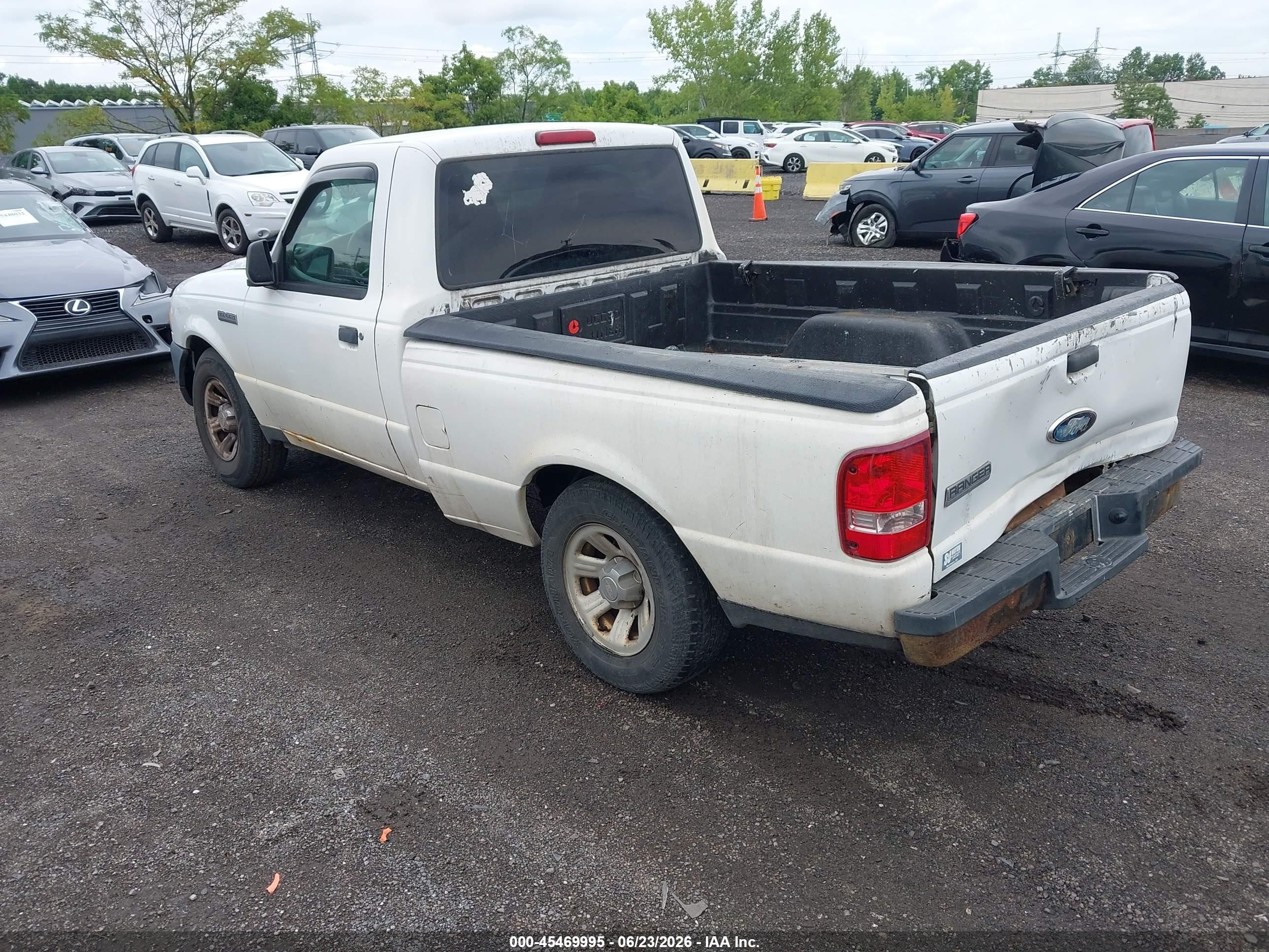 2008 Ford Ranger Xl/xlt White vin: 1FTYR10DX8PA88138