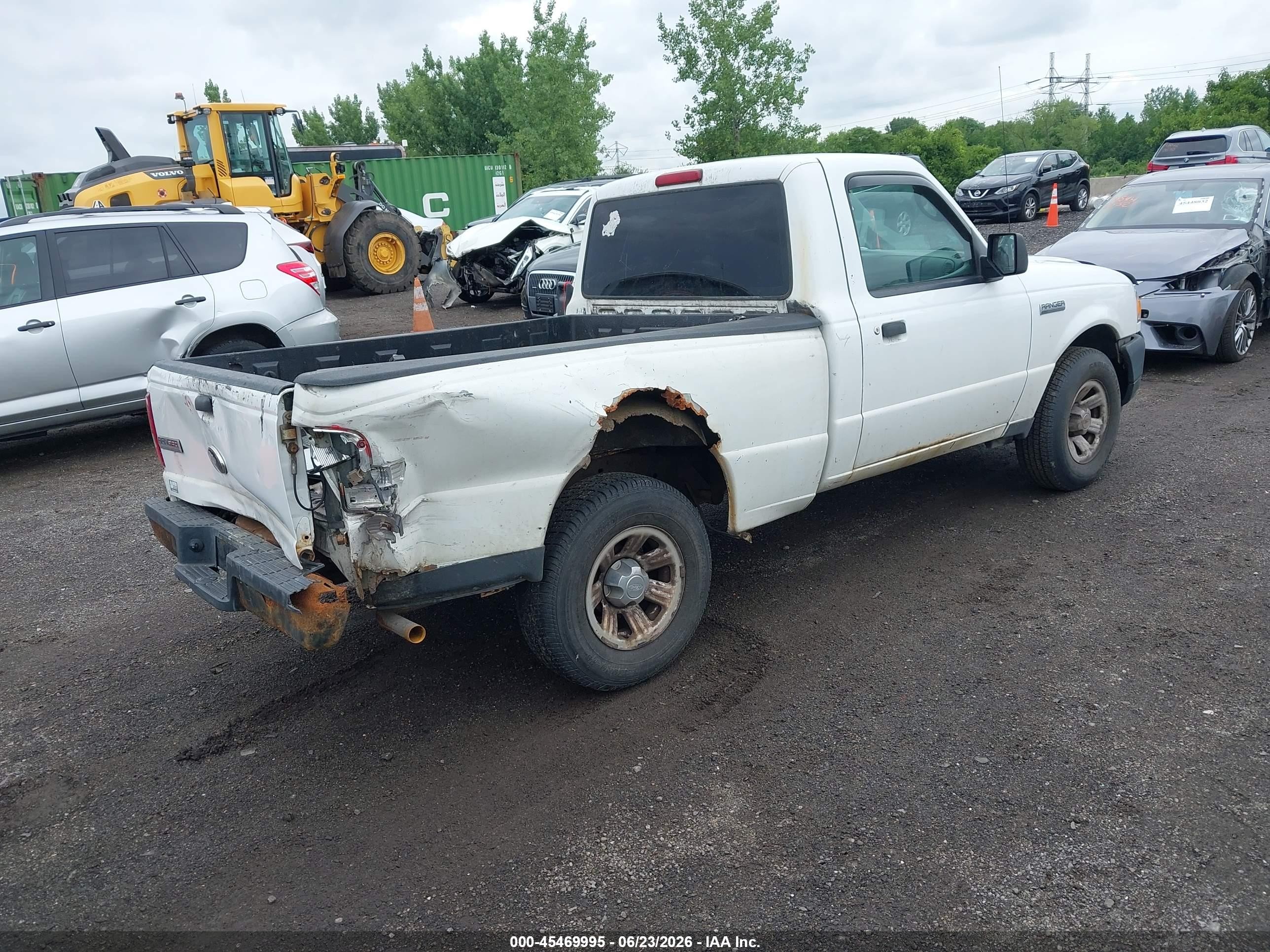 2008 Ford Ranger Xl/xlt White vin: 1FTYR10DX8PA88138