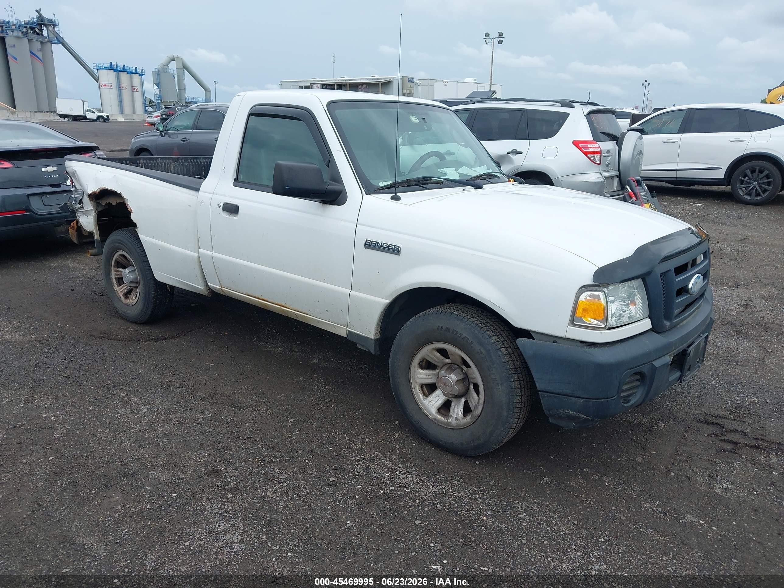 2008 Ford Ranger Xl/xlt White vin: 1FTYR10DX8PA88138