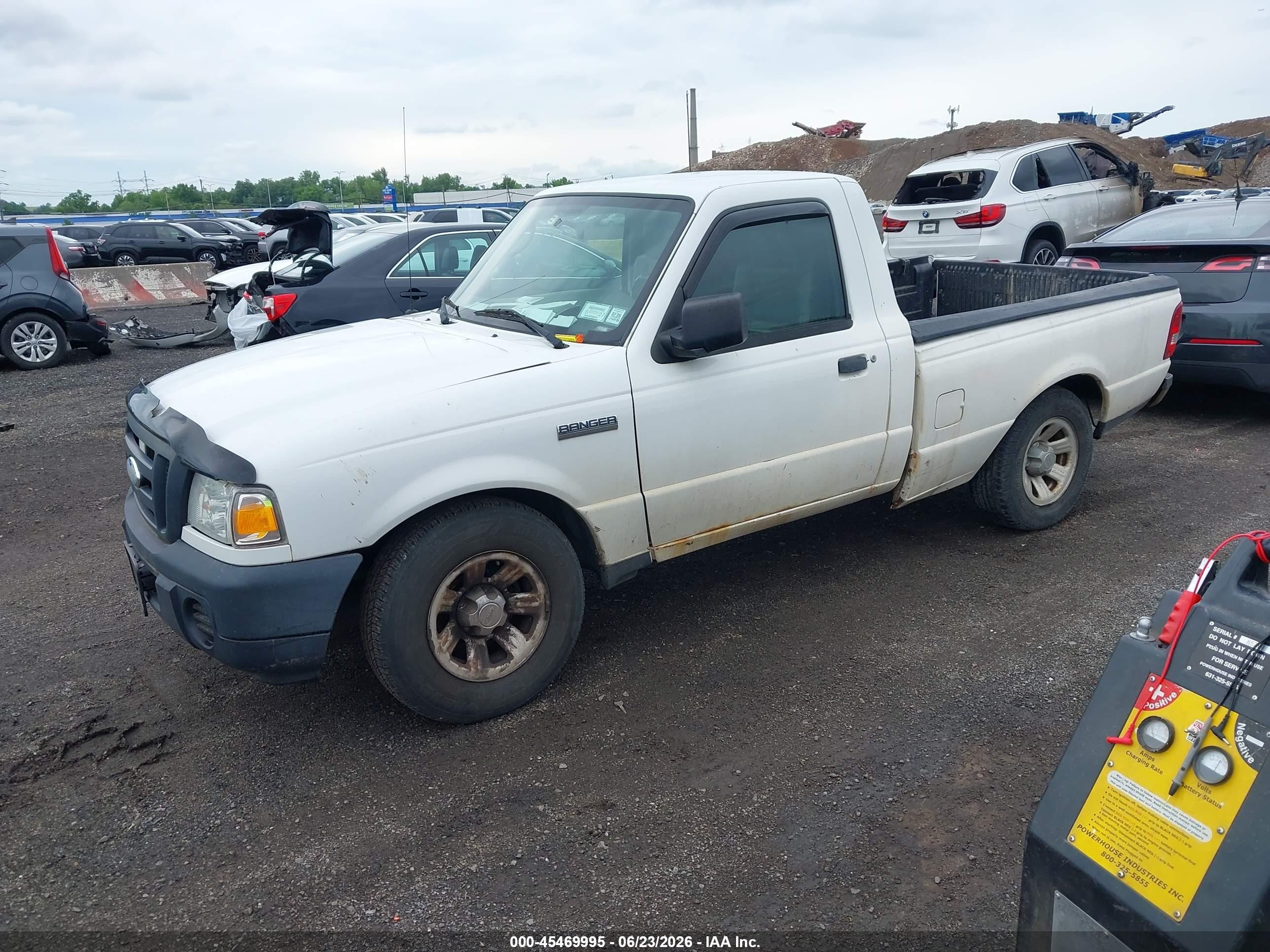2008 Ford Ranger Xl/xlt White vin: 1FTYR10DX8PA88138