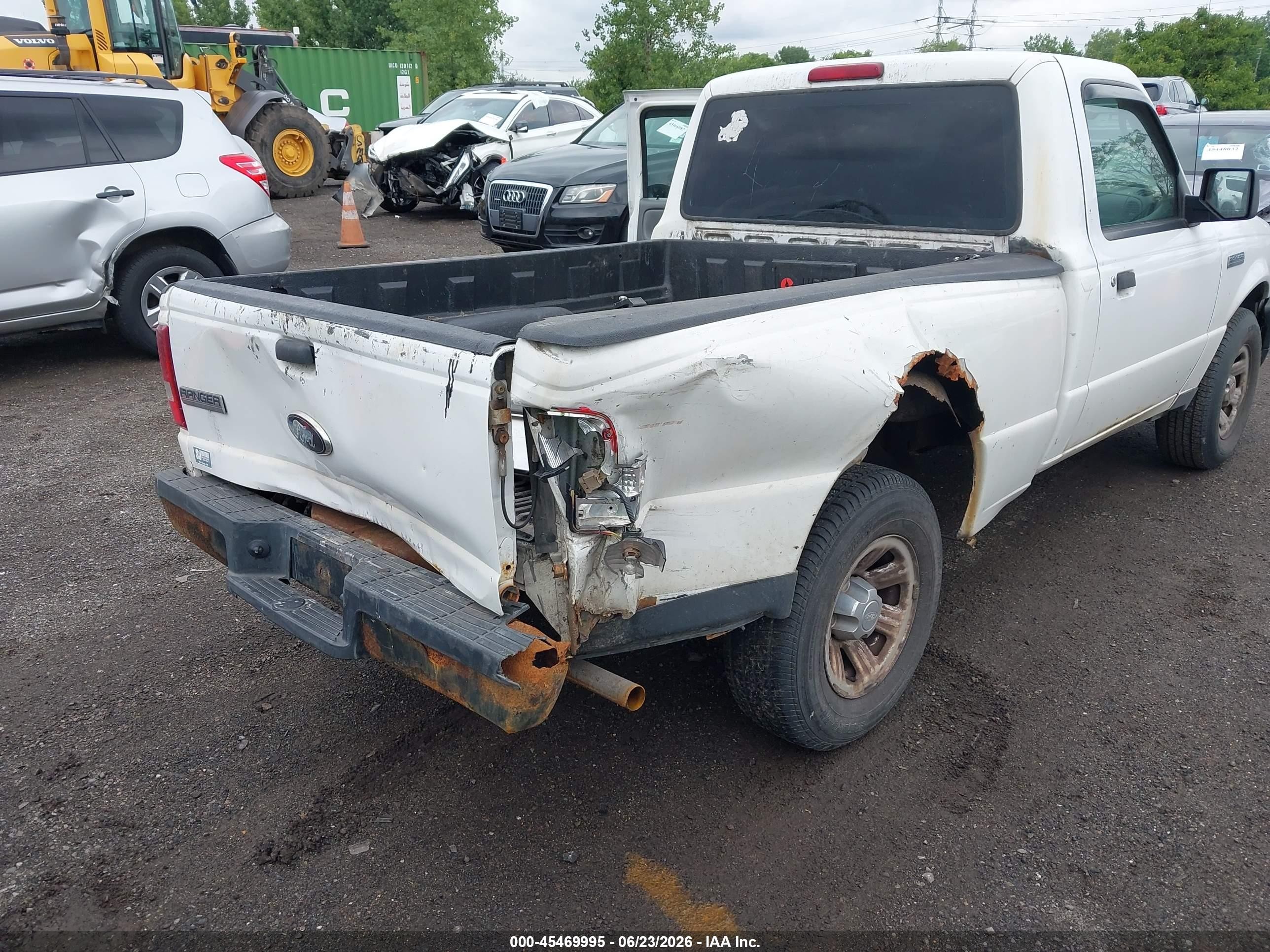 2008 Ford Ranger Xl/xlt White vin: 1FTYR10DX8PA88138