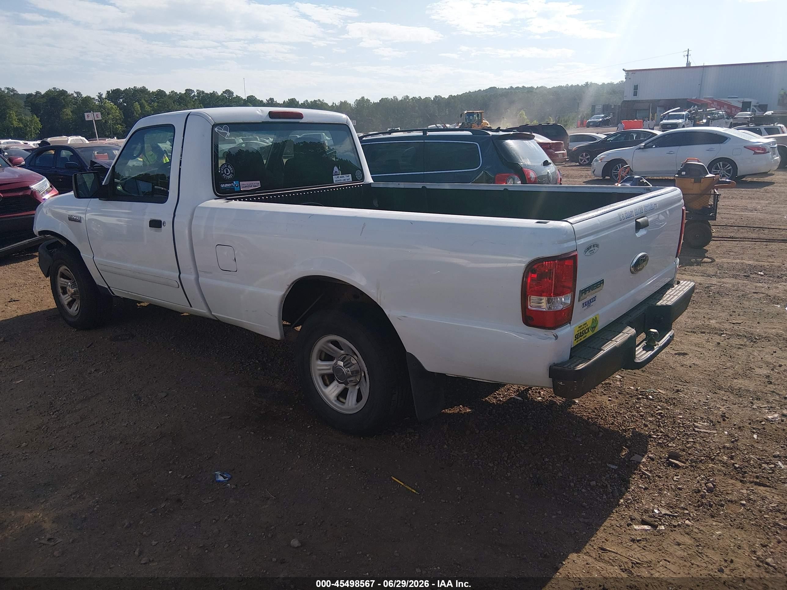 2008 Ford Ranger Xl/xlt White vin: 1FTYR10DX8PB04547
