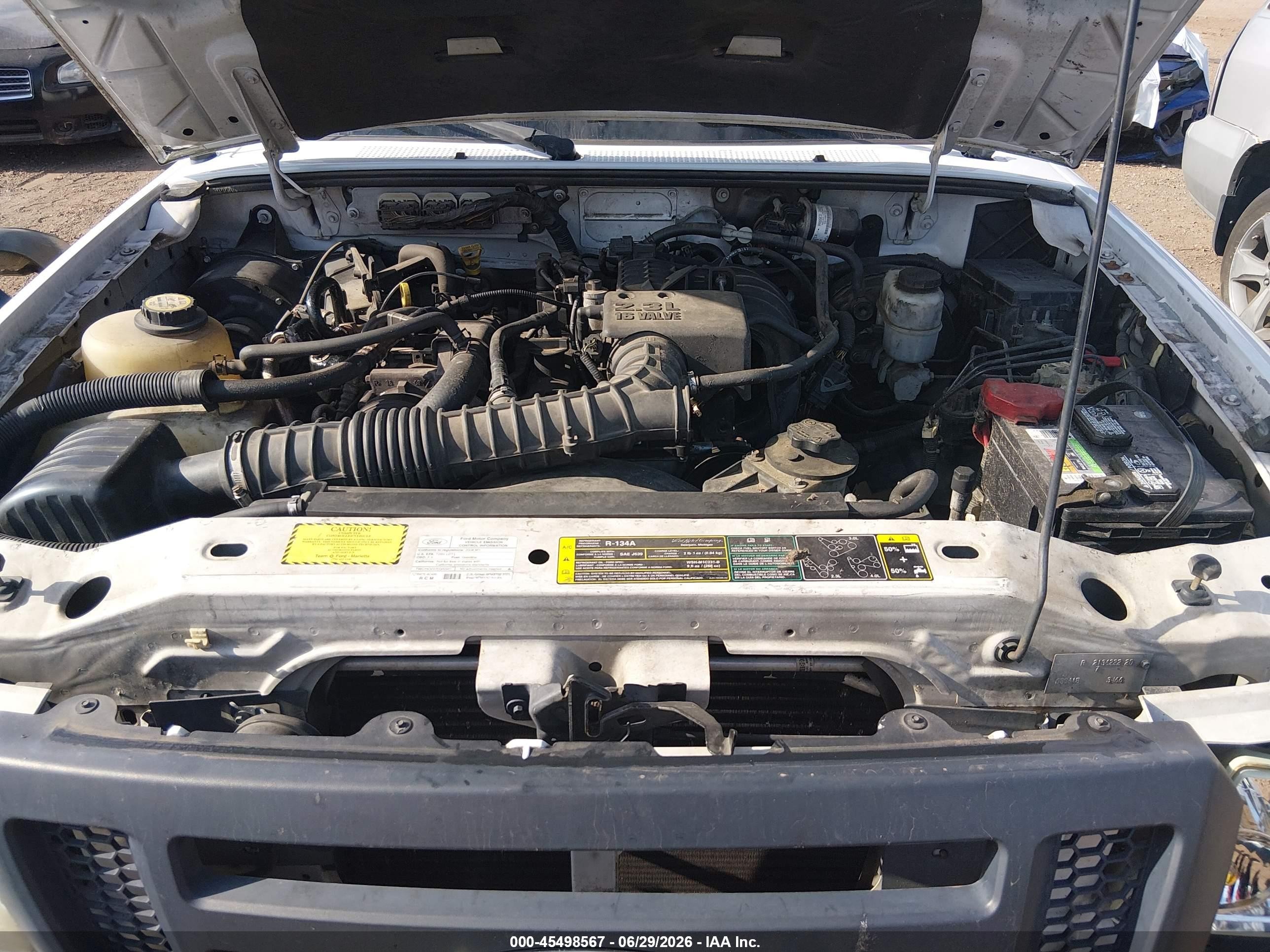 2008 Ford Ranger Xl/xlt White vin: 1FTYR10DX8PB04547
