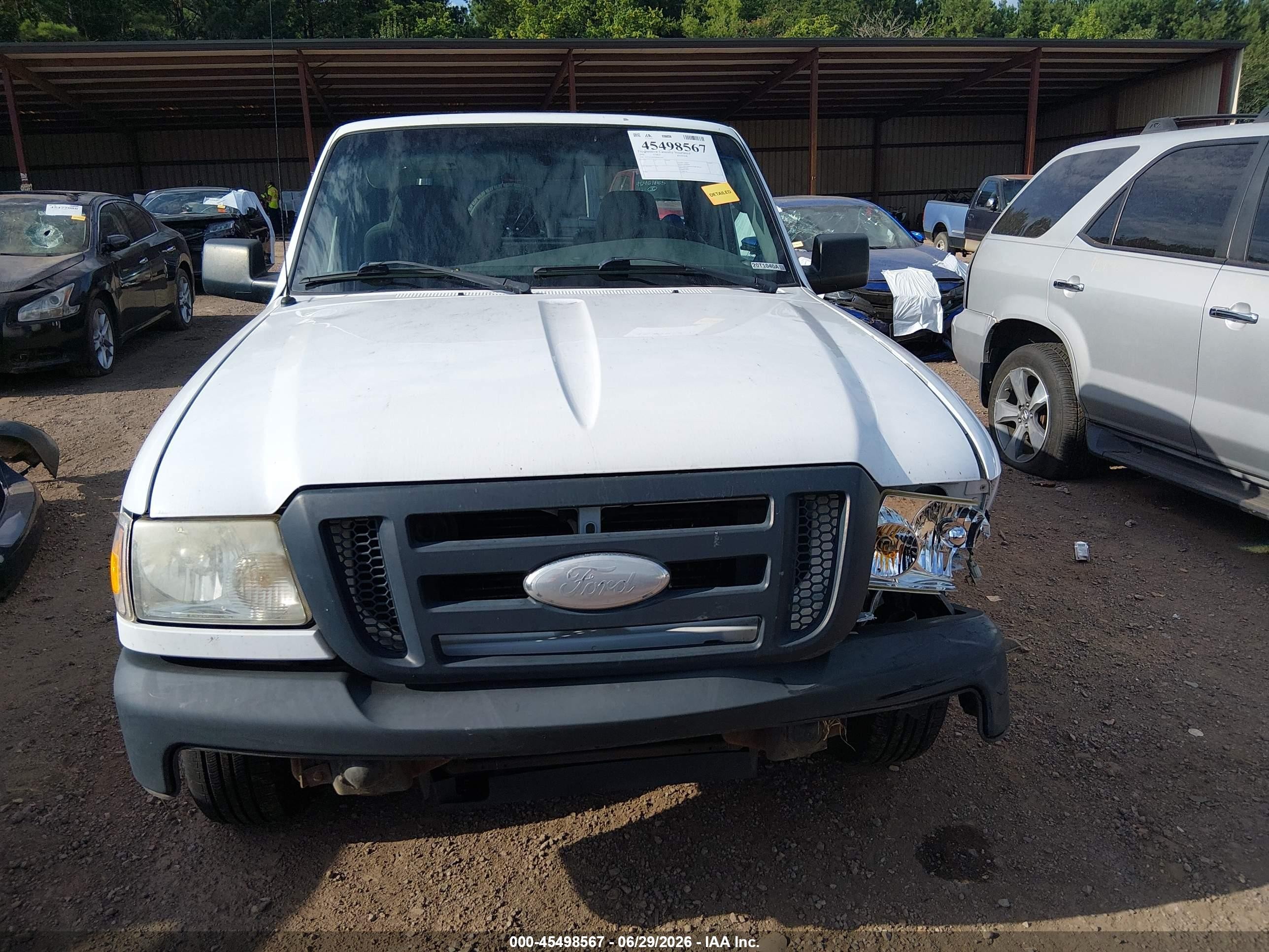 2008 Ford Ranger Xl/xlt White vin: 1FTYR10DX8PB04547