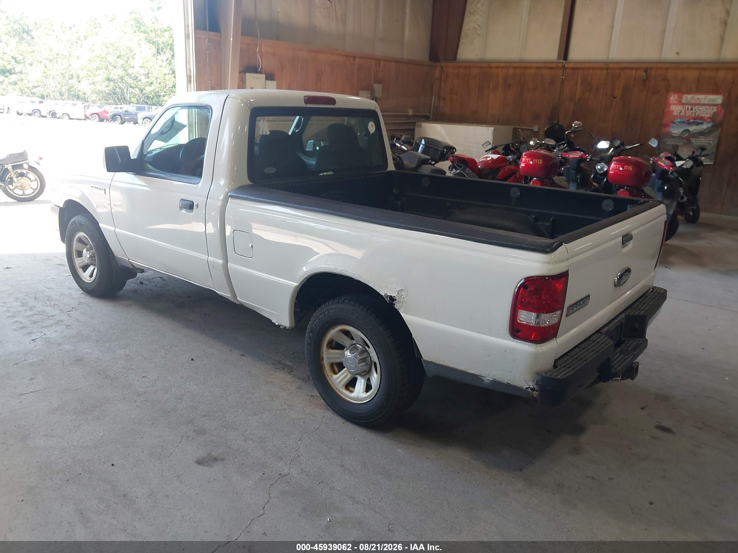 2009 Ford Ranger Sport/xl/xlt White vin: 1FTYR10DX9PA16213