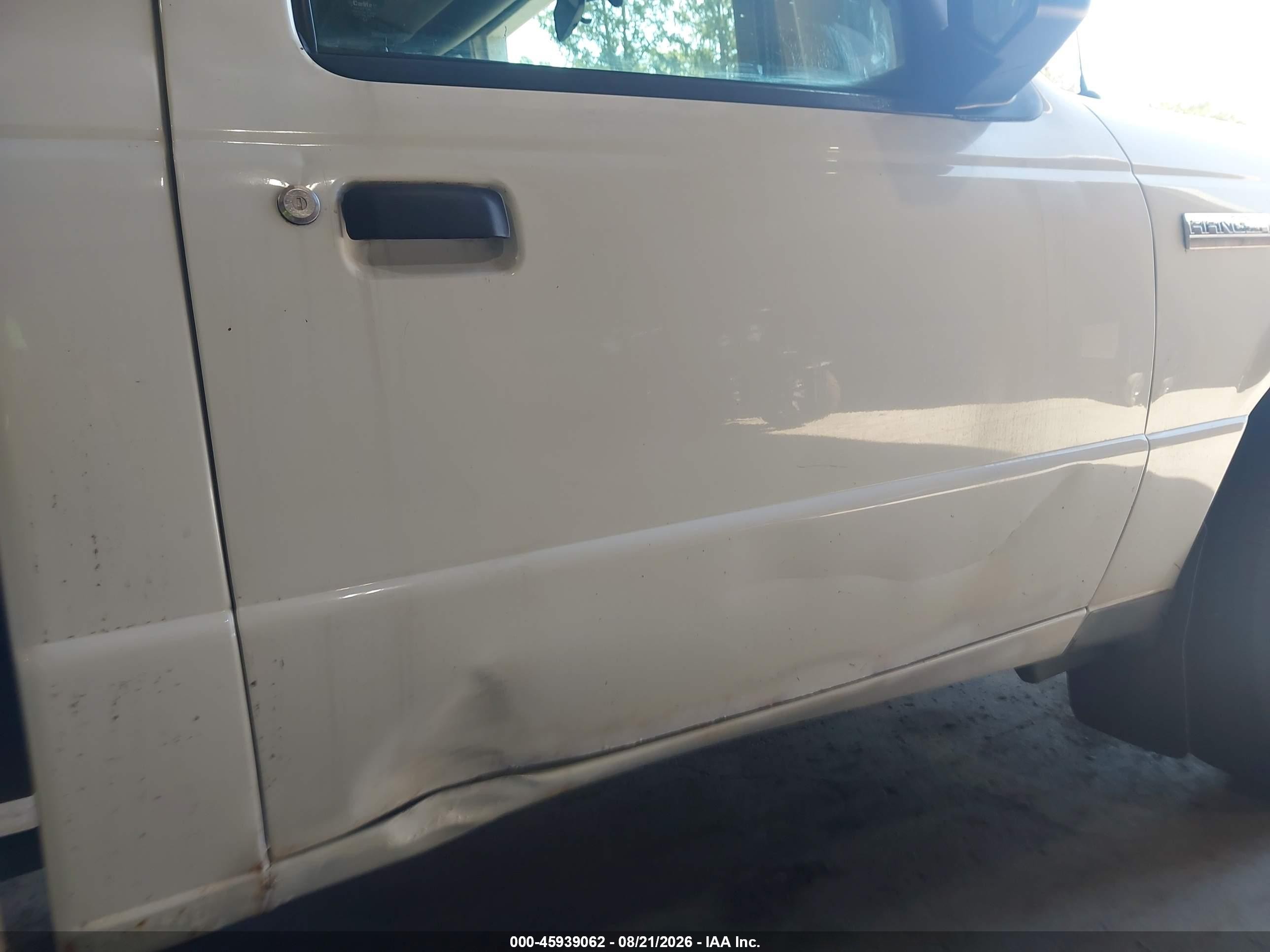 2009 Ford Ranger Sport/xl/xlt White vin: 1FTYR10DX9PA16213