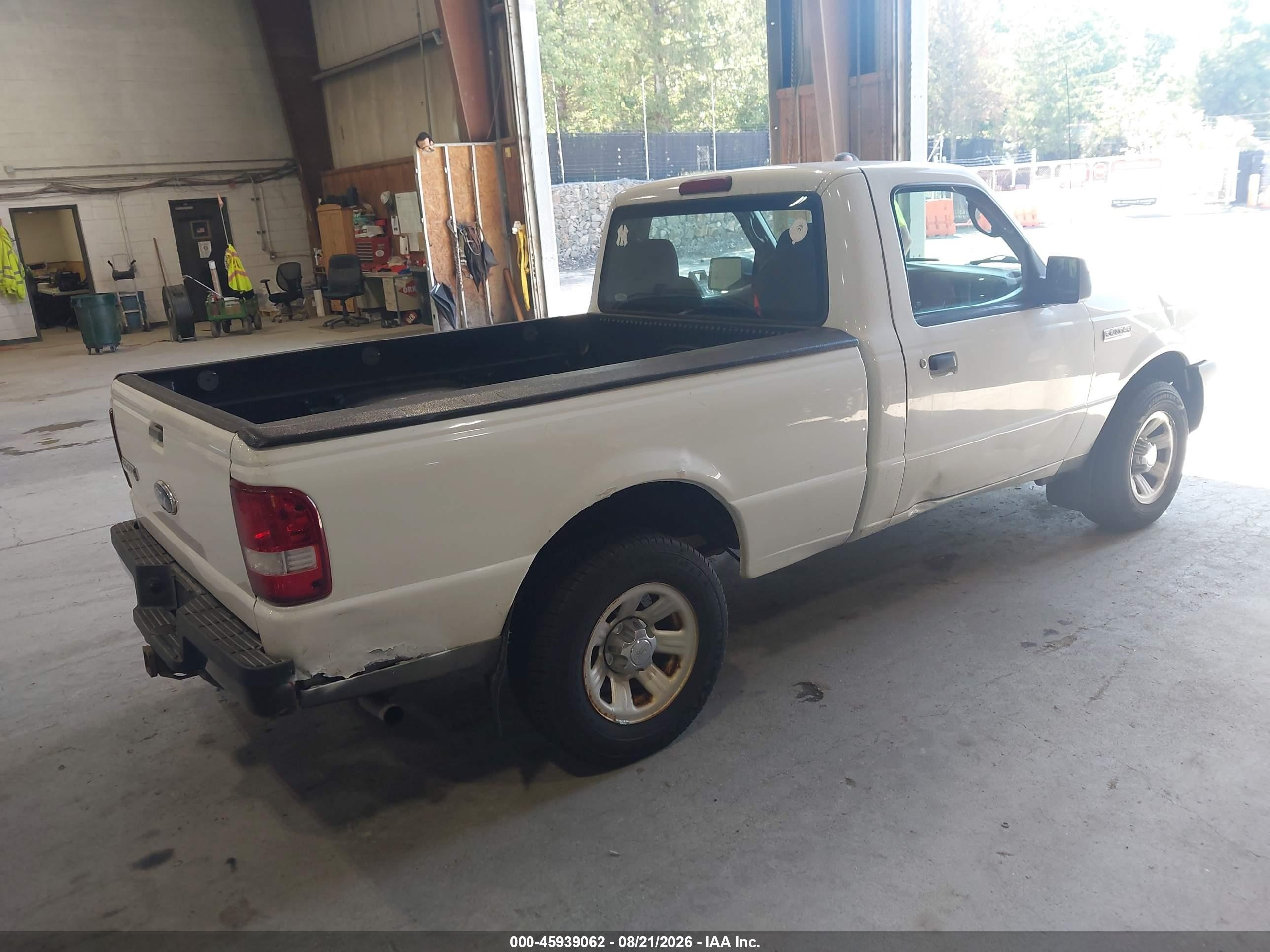 2009 Ford Ranger Sport/xl/xlt White vin: 1FTYR10DX9PA16213