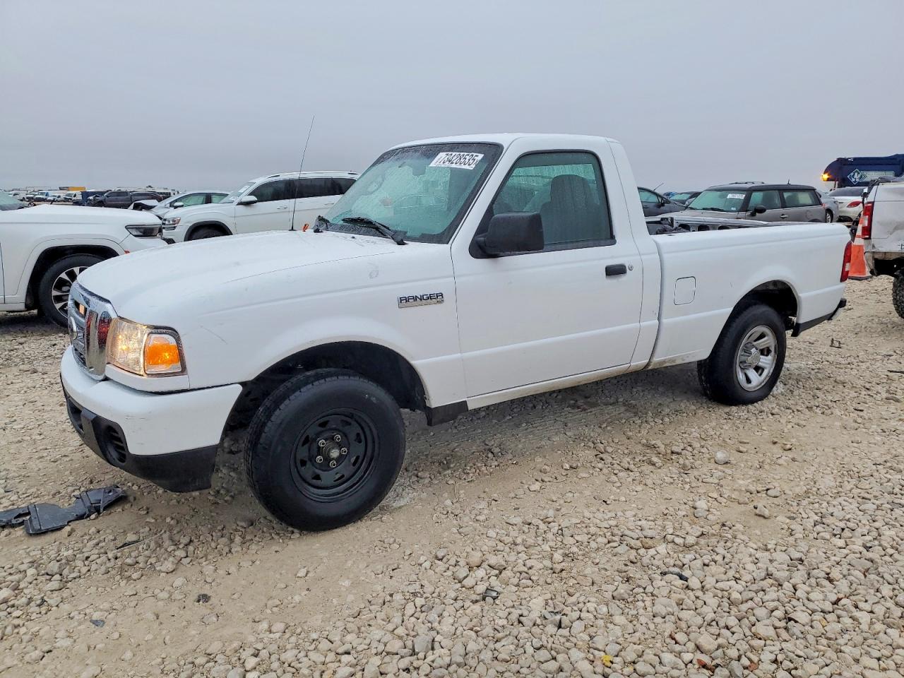 2009 Ford Ranger White vin: 1FTYR10DX9PA42939