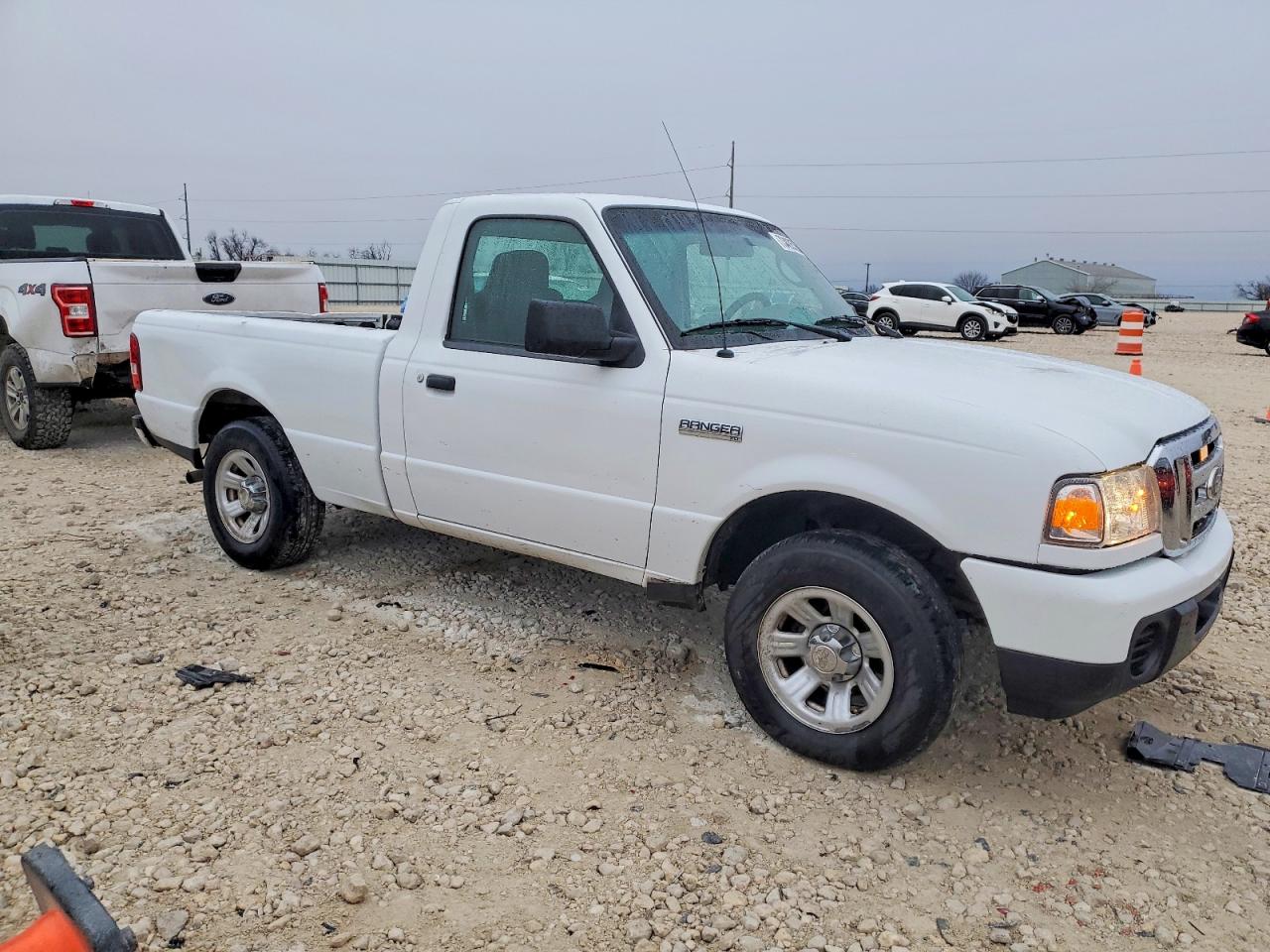 2009 Ford Ranger White vin: 1FTYR10DX9PA42939