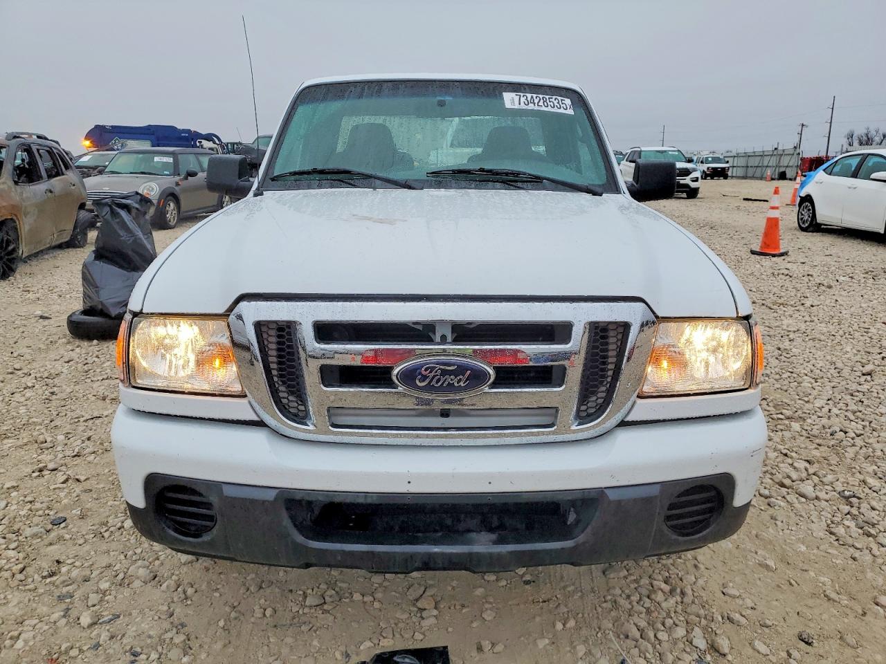2009 Ford Ranger White vin: 1FTYR10DX9PA42939