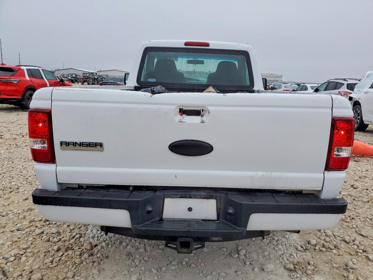 2009 Ford Ranger White vin: 1FTYR10DX9PA42939