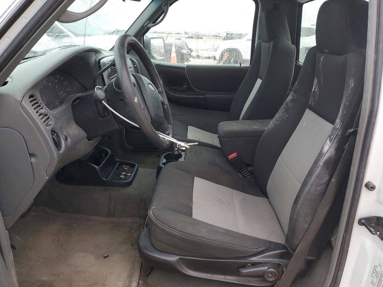 2009 Ford Ranger White vin: 1FTYR10DX9PA42939
