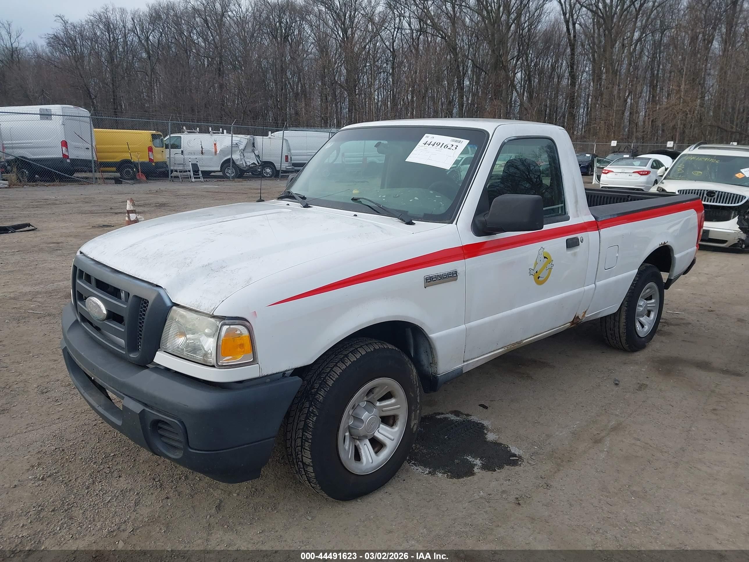 2009 Ford Ranger Sport/xl/xlt White vin: 1FTYR10DX9PA50345