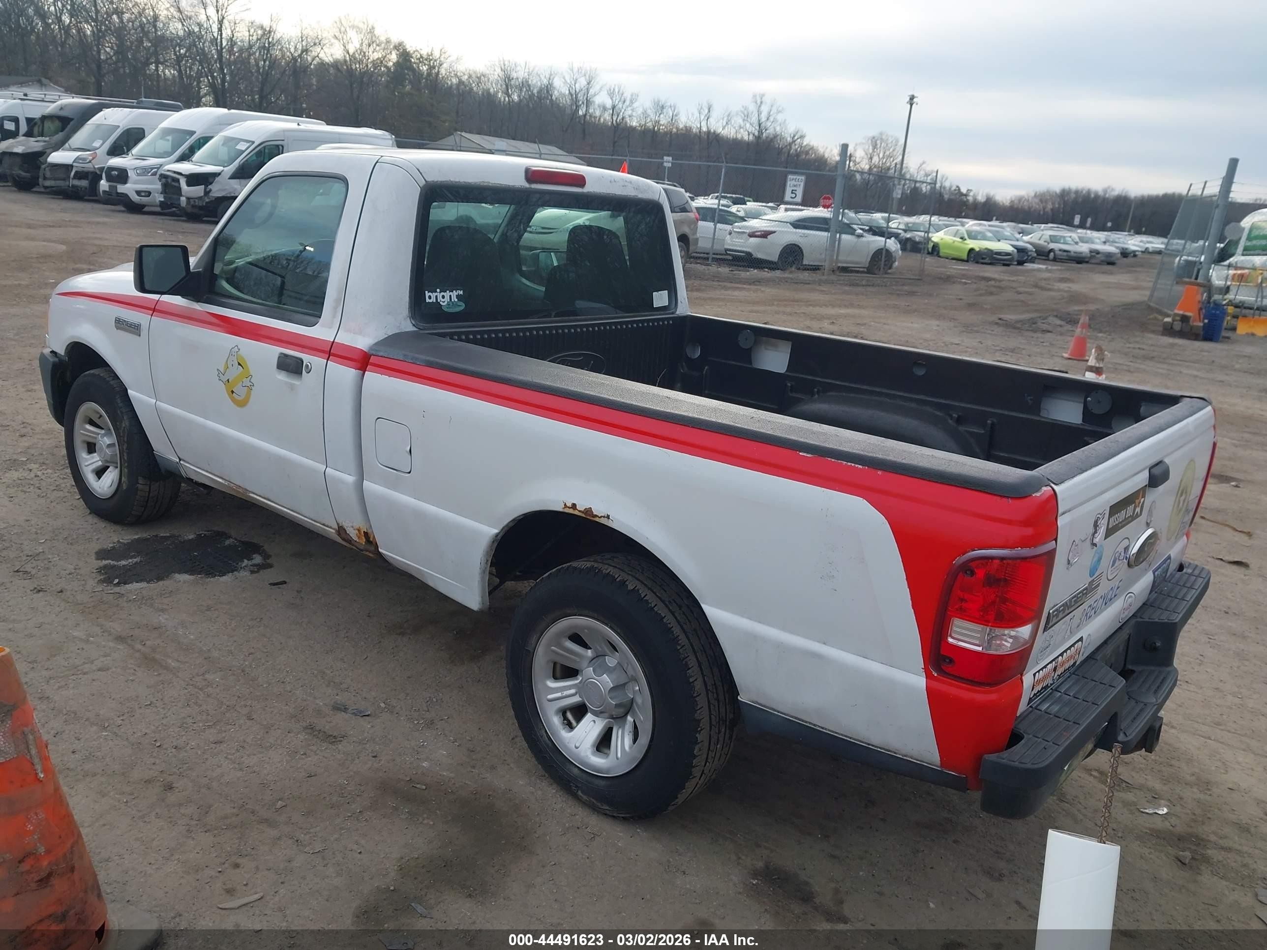 2009 Ford Ranger Sport/xl/xlt White vin: 1FTYR10DX9PA50345