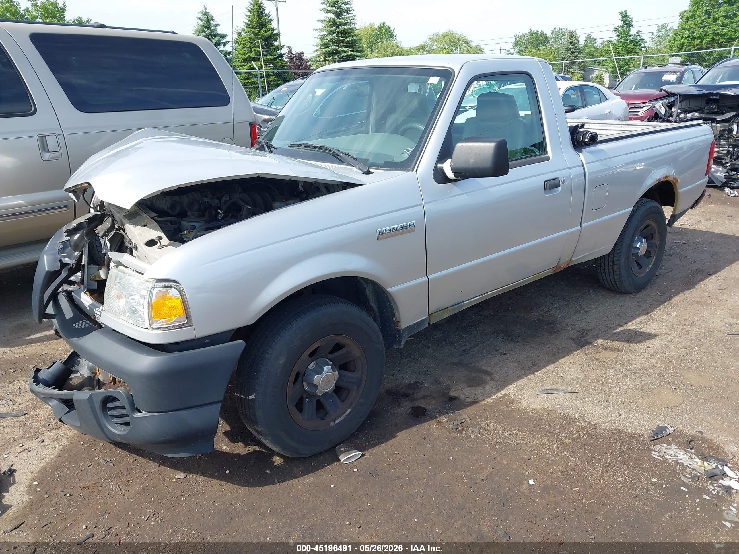 2009 Ford Ranger Sport/xl/xlt Silver vin: 1FTYR10DX9PA53732