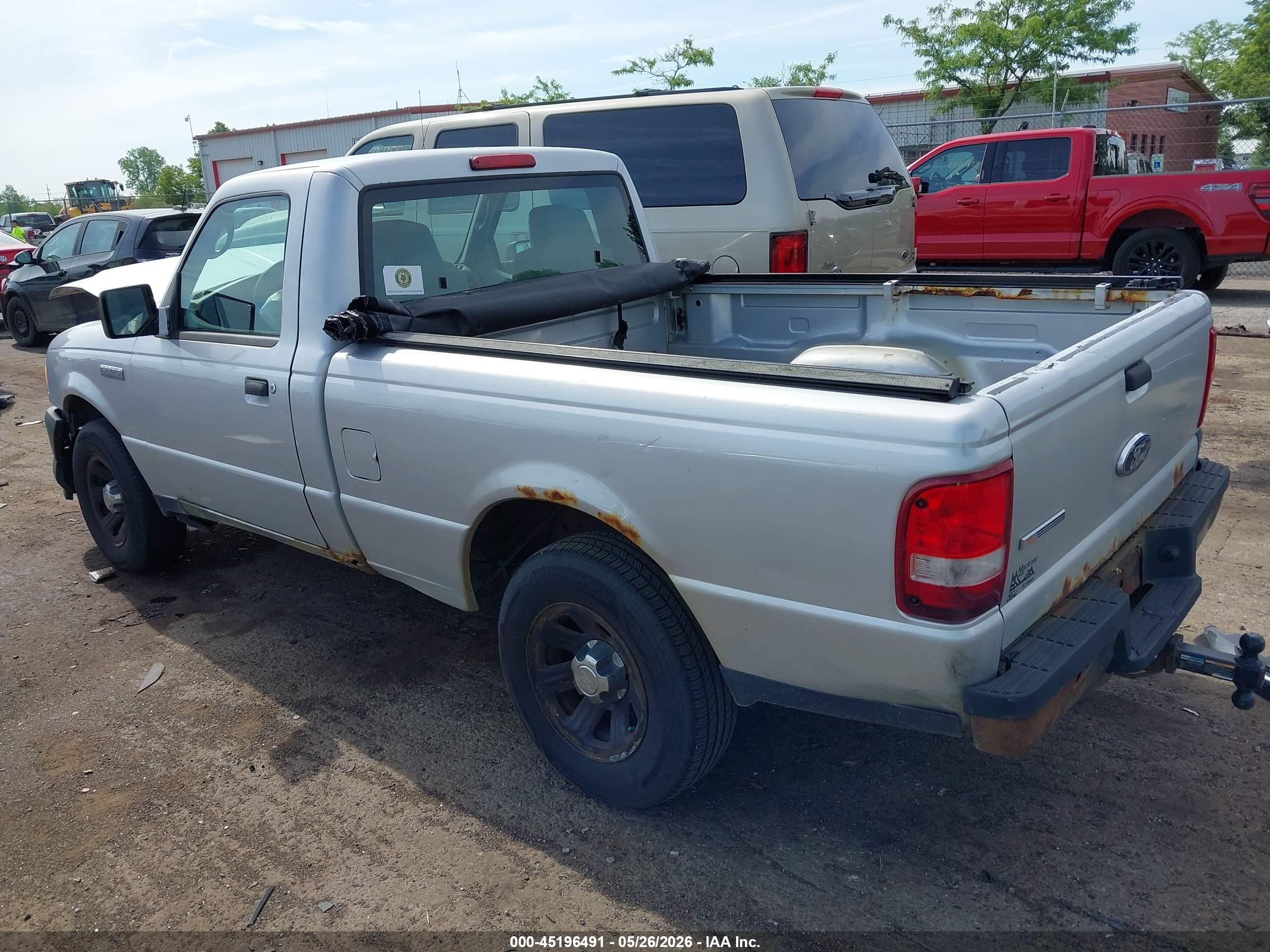 2009 Ford Ranger Sport/xl/xlt Silver vin: 1FTYR10DX9PA53732