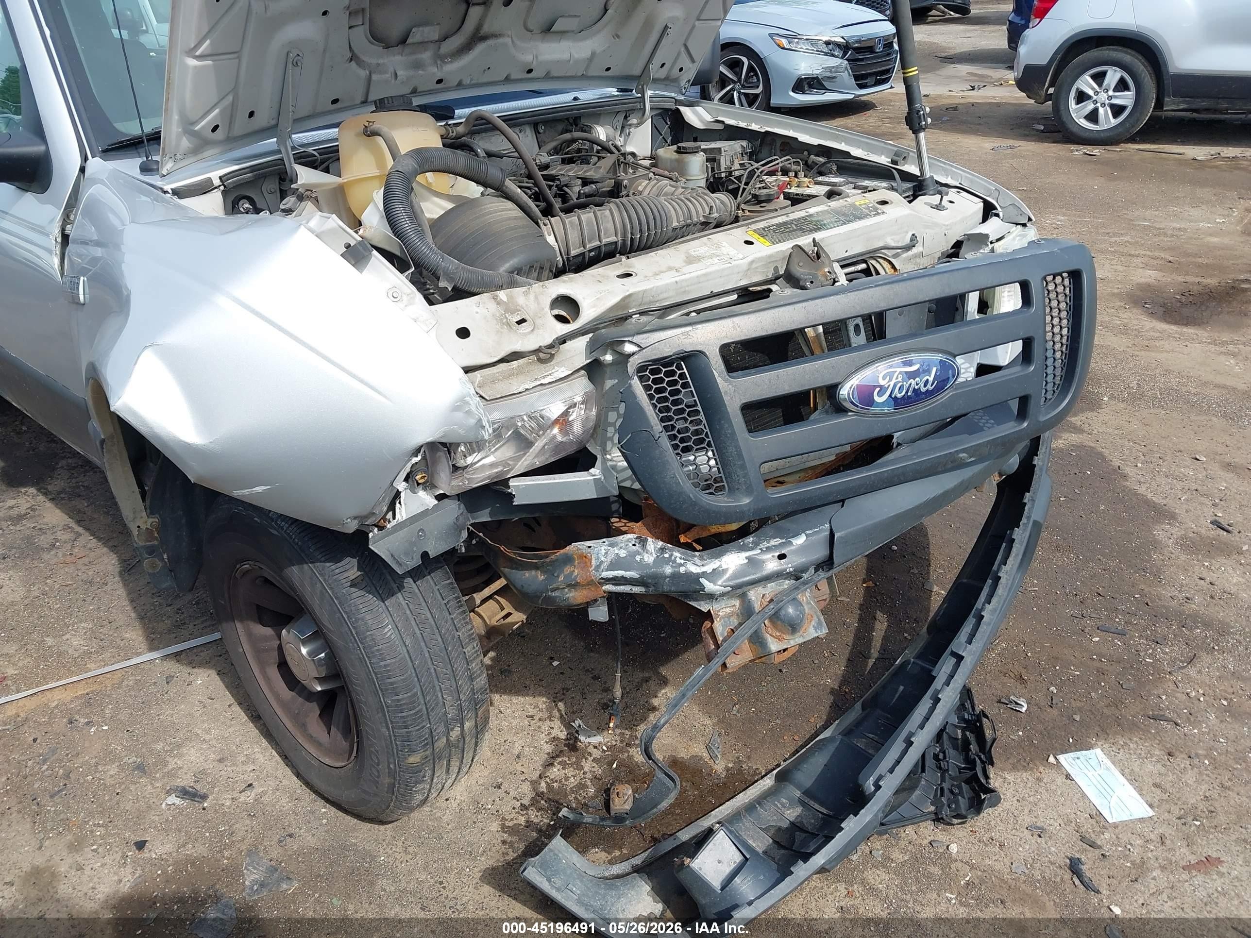 2009 Ford Ranger Sport/xl/xlt Silver vin: 1FTYR10DX9PA53732