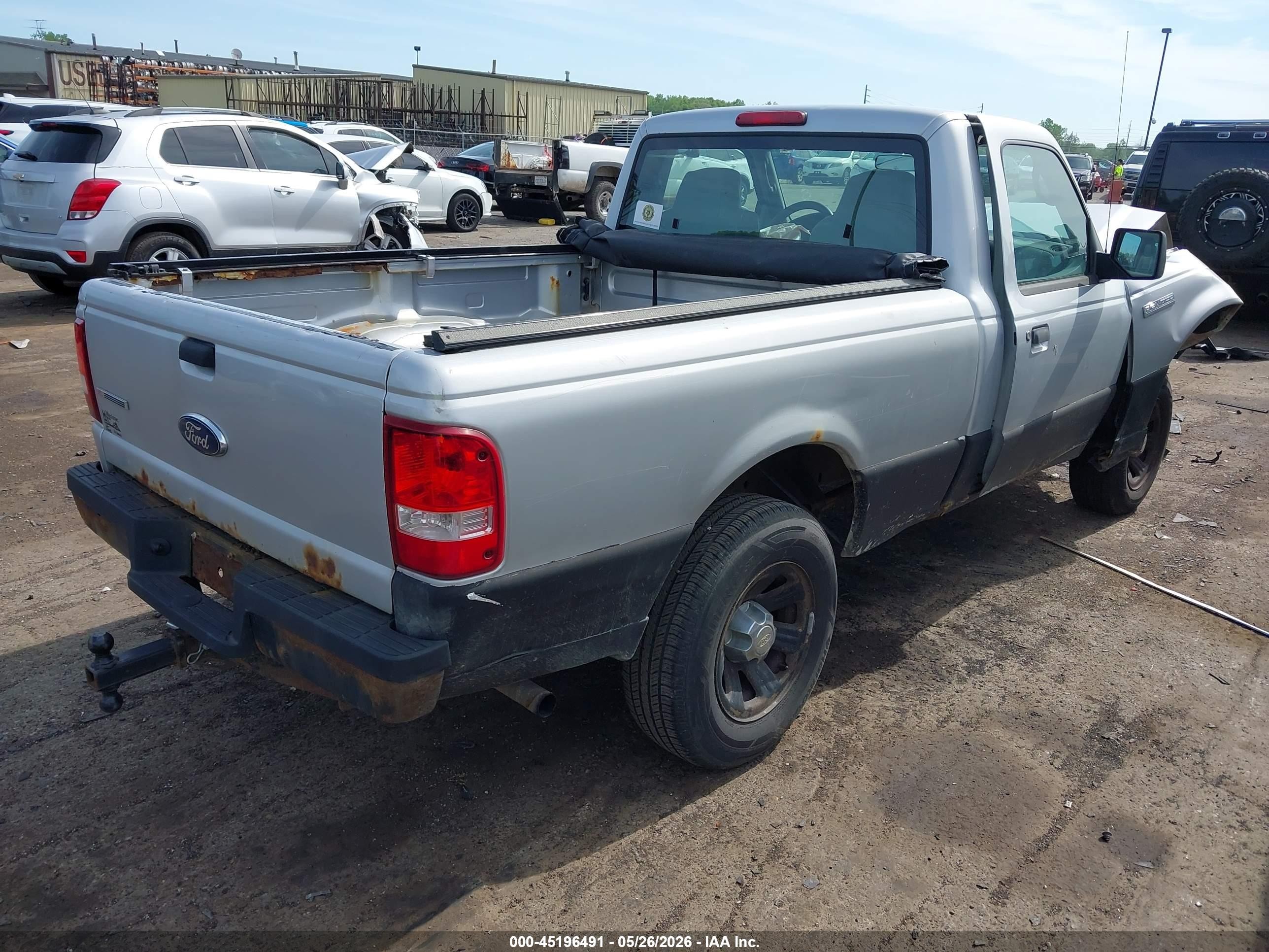 2009 Ford Ranger Sport/xl/xlt Silver vin: 1FTYR10DX9PA53732