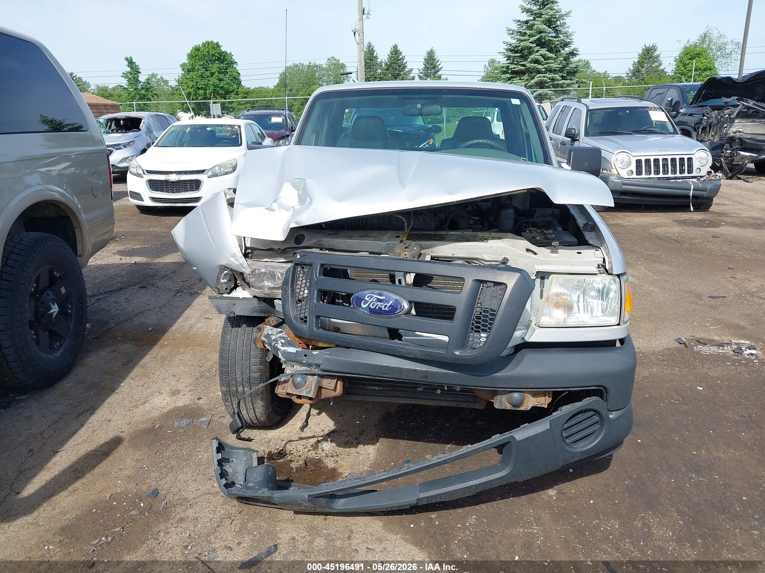 2009 Ford Ranger Sport/xl/xlt Silver vin: 1FTYR10DX9PA53732