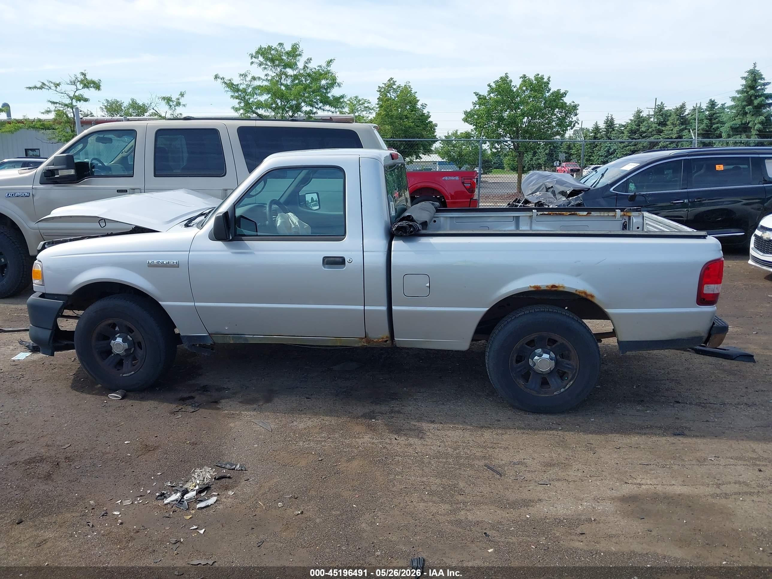 2009 Ford Ranger Sport/xl/xlt Silver vin: 1FTYR10DX9PA53732