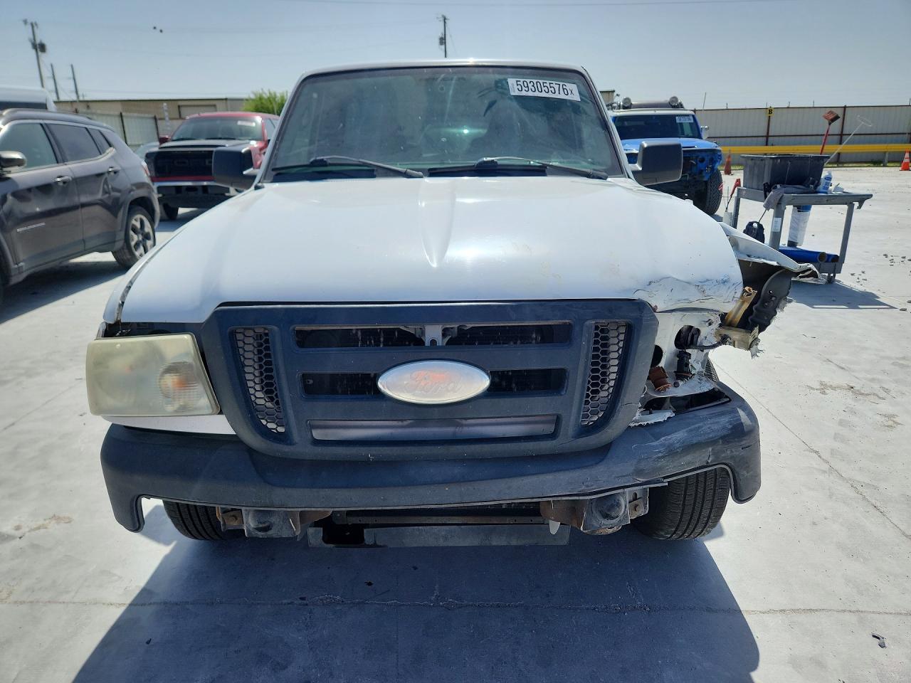 2009 Ford Ranger White vin: 1FTYR10DX9PA62964