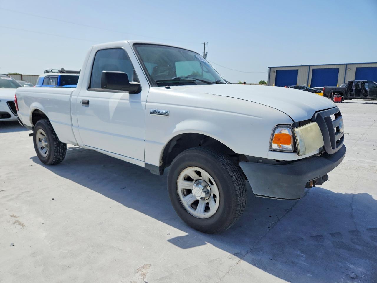 2009 Ford Ranger White vin: 1FTYR10DX9PA62964
