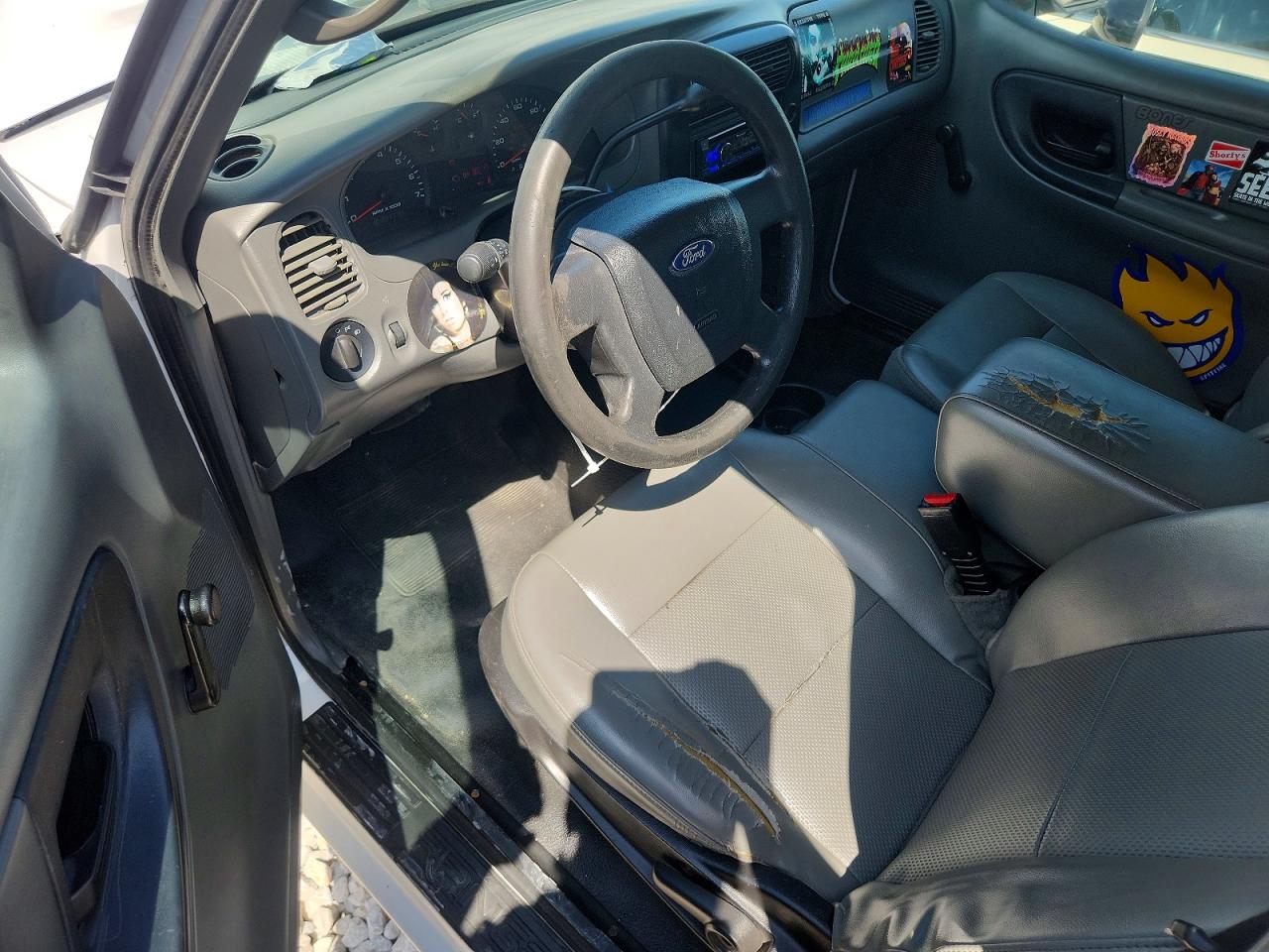 2009 Ford Ranger White vin: 1FTYR10DX9PA62964