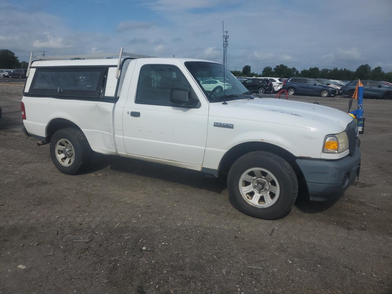 2009 Ford Ranger Белый vin: 1FTYR10DX9PA65279 Damage: Right Front Door, Chipped, 10 Or More
