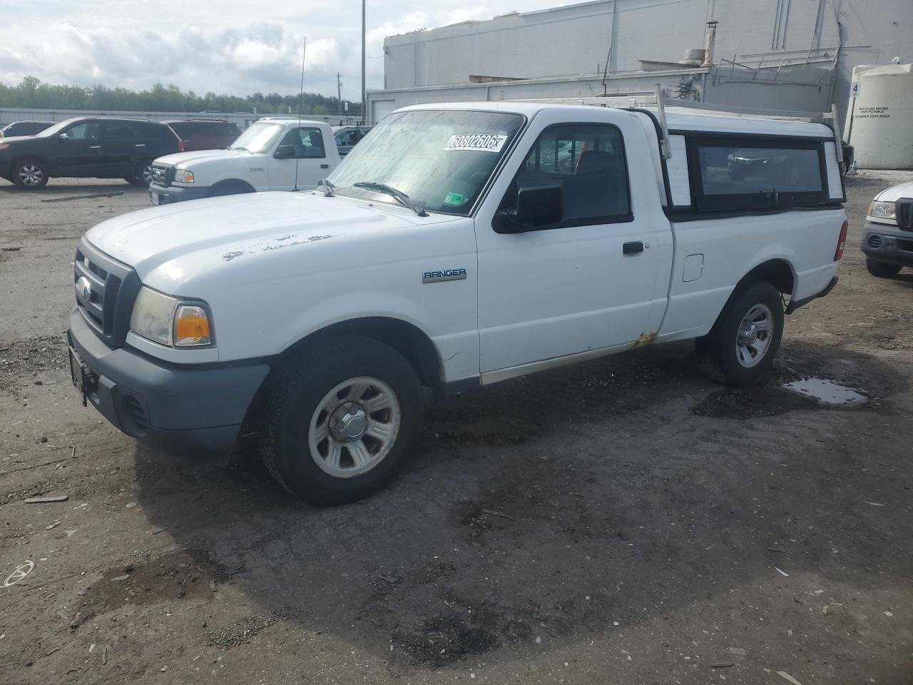 2009 Ford Ranger Белый vin: 1FTYR10DX9PA65279 Damage: Left Front Fender, Multiple Scratches Heavy, 4