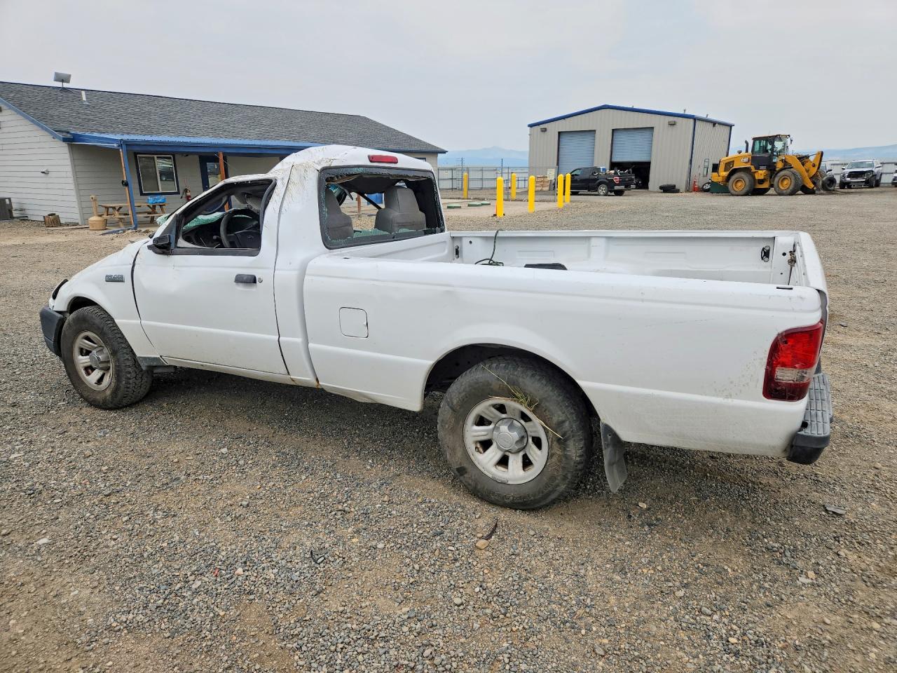 2009 Ford Ranger White vin: 1FTYR10E09PA56972
